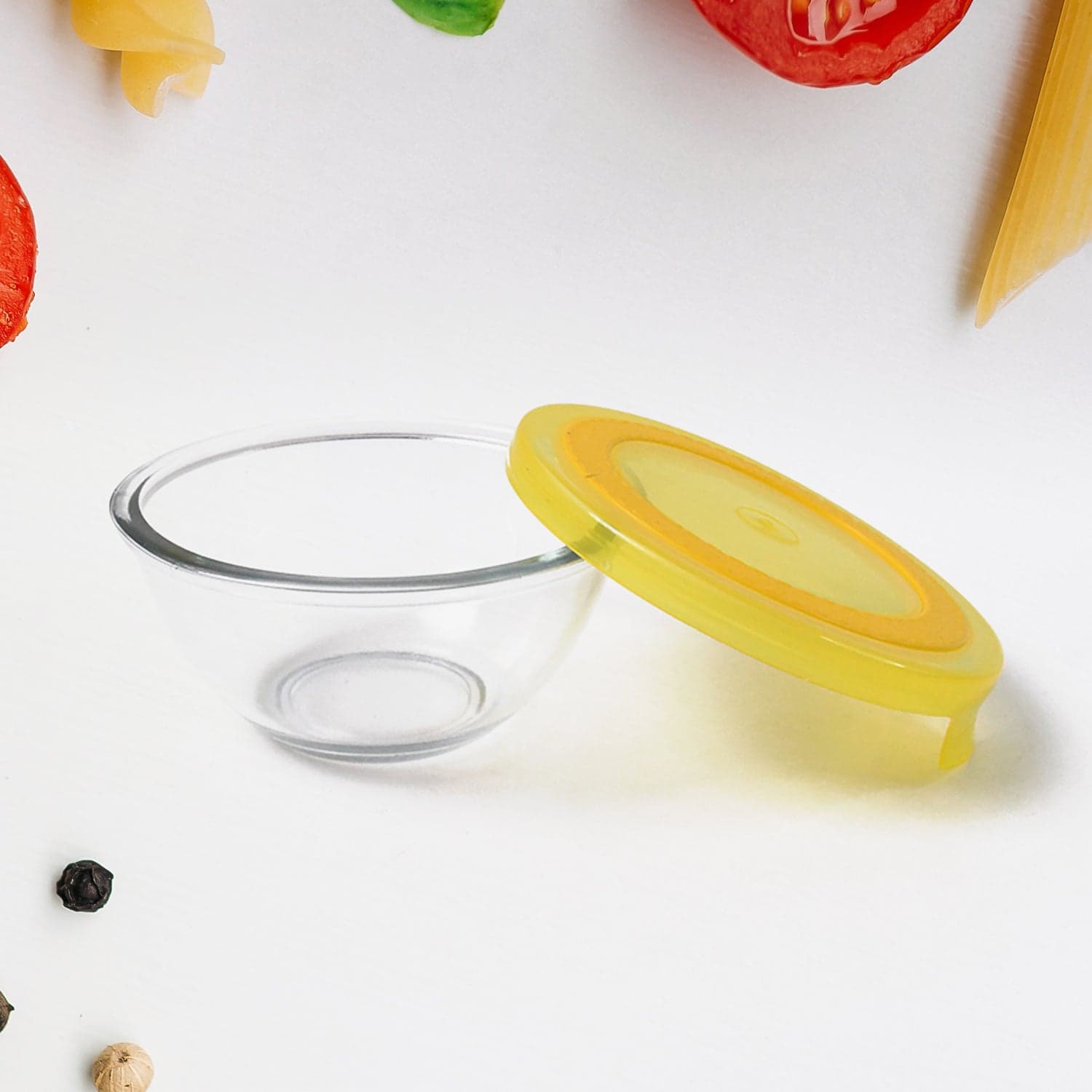 Dazzle Glass Bowl Set Mixing / Storage Bowls with Lids (3 pcs Set) thumbnail 7