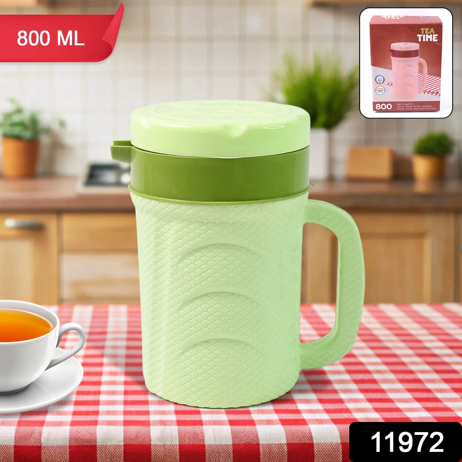 Thermos Insulated Flask or hot Kettle (800 ML / 1 Pc) thumbnail 2