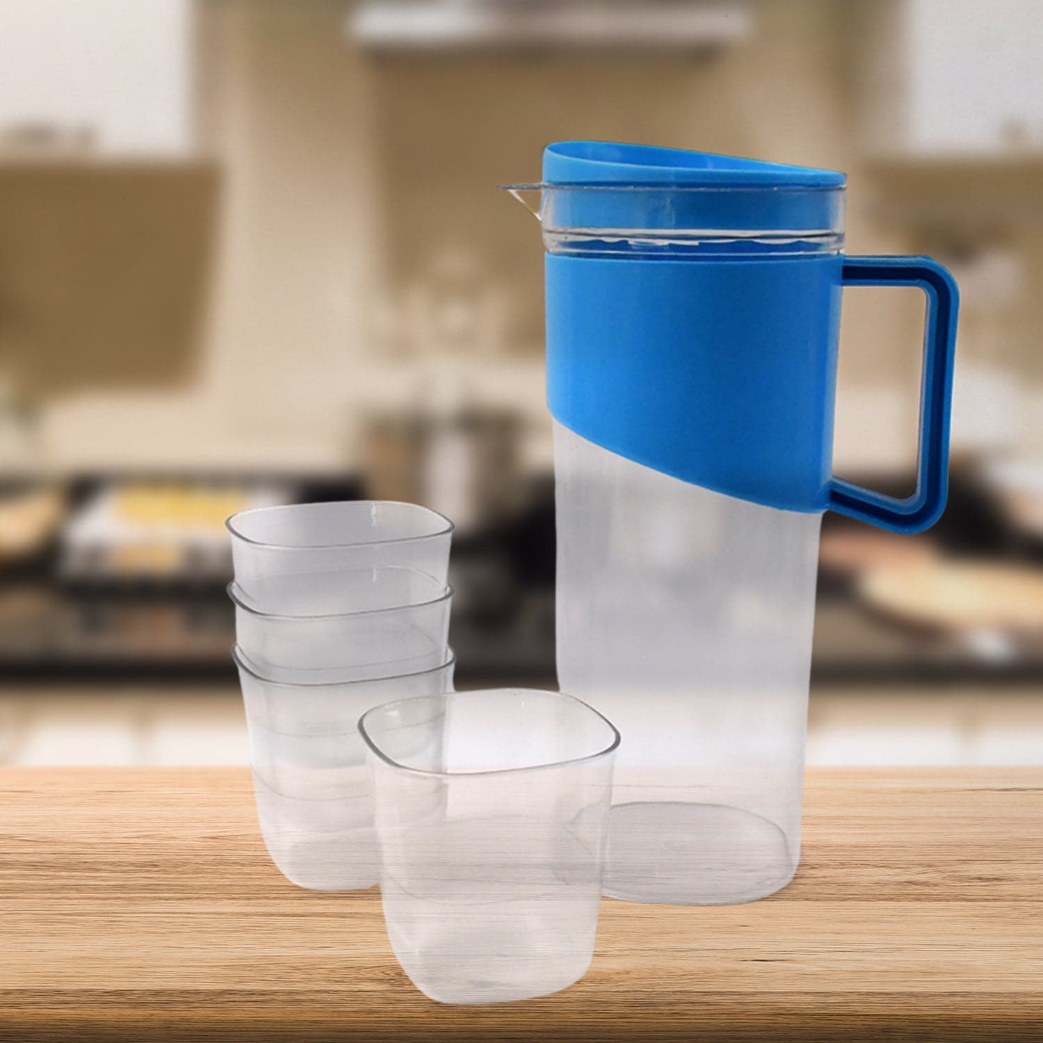 Transparent Stylish Premium Jug with Elegant Handle thumbnail 6