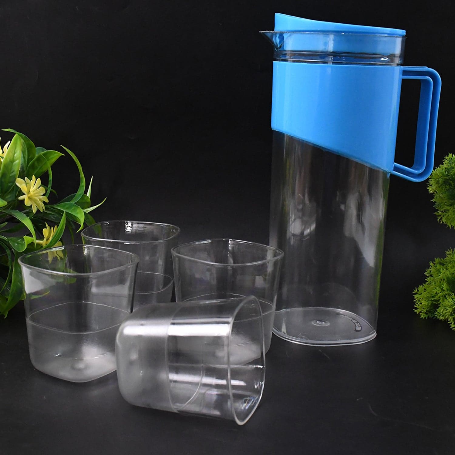 Transparent Stylish Premium Jug with Elegant Handle thumbnail 8