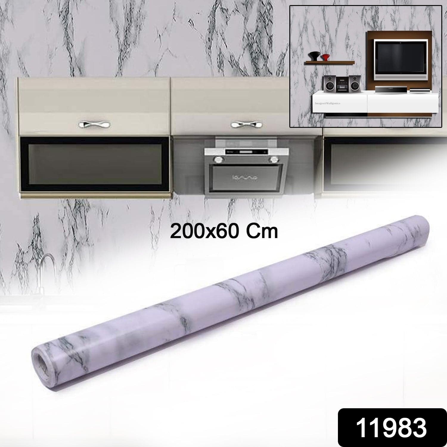 Adhesive Kitchen Wallpaper (2m x 60 Cm) thumbnail 2