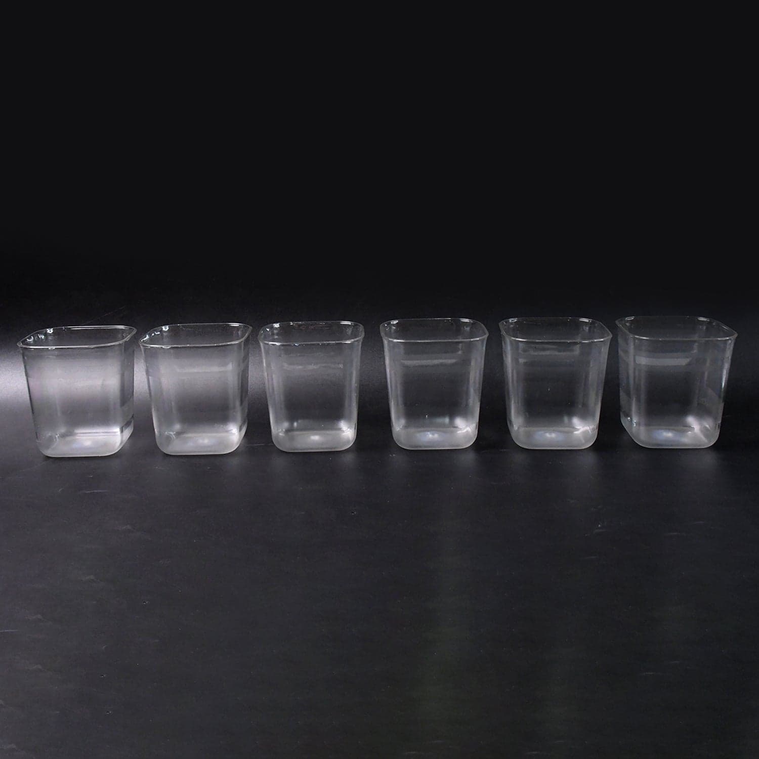 6pc Transparent Diamond Medium Serving Glass Set, Glass Set for Water, Juice etc thumbnail 6