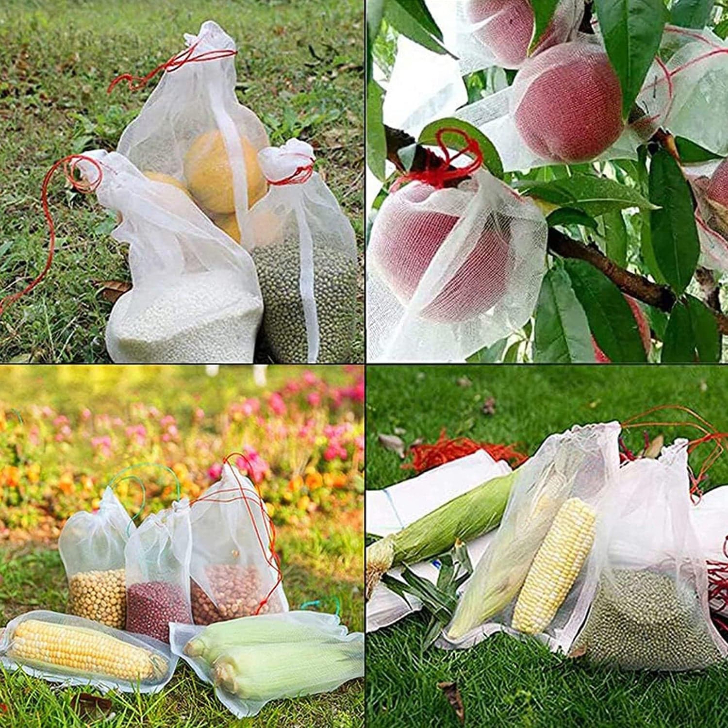 Protective Garden Barrier Cover for Bag, Plants, Grapes, Figs, Flowers, and Vegetables thumbnail 3