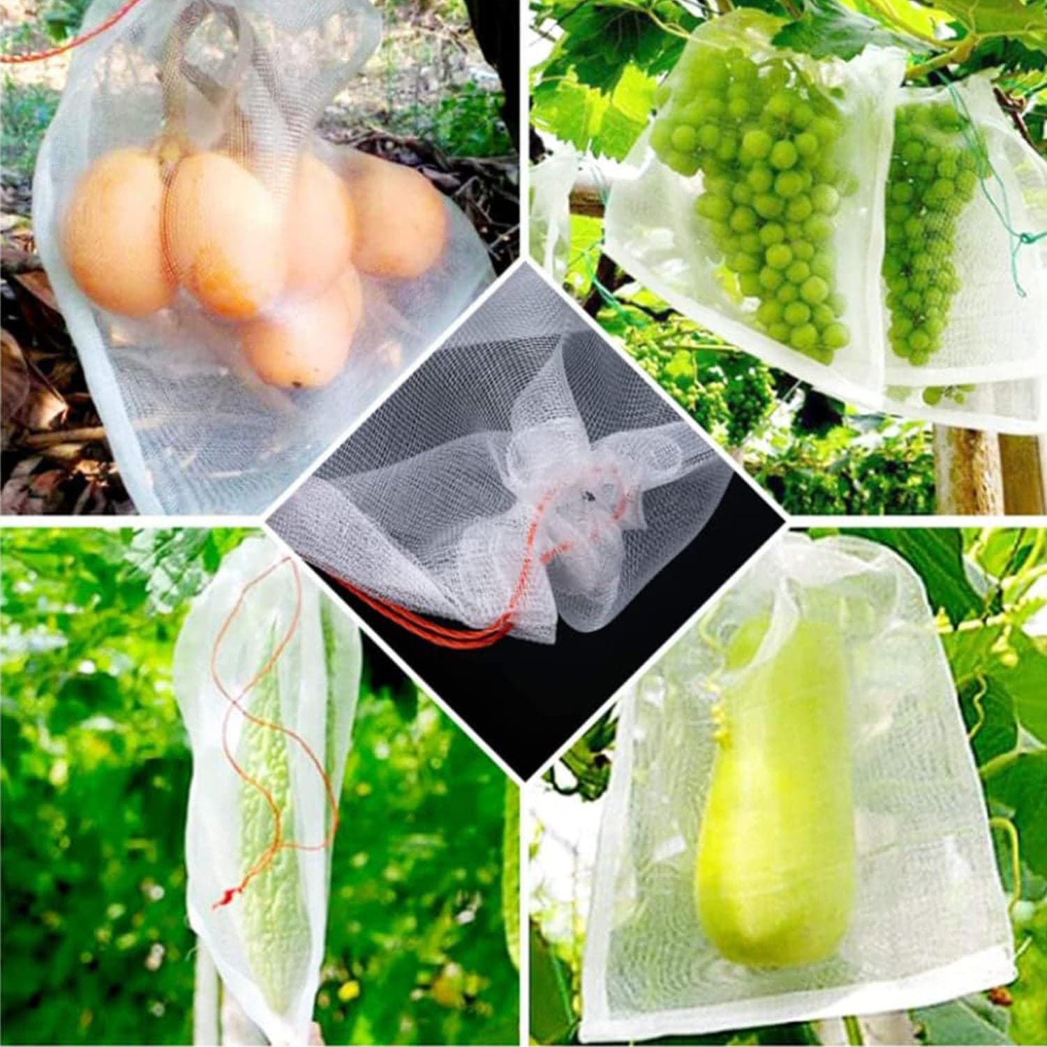 Protective Garden Barrier Cover for Bag, Plants, Grapes, Figs, Flowers, and Vegetables thumbnail 4