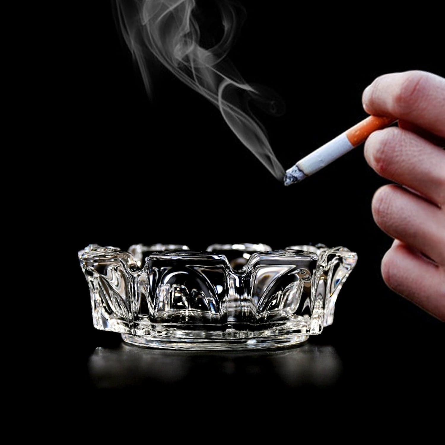 Sanford Round Cigar & Cigarette Ashtray for Home/Office Decor thumbnail 1
