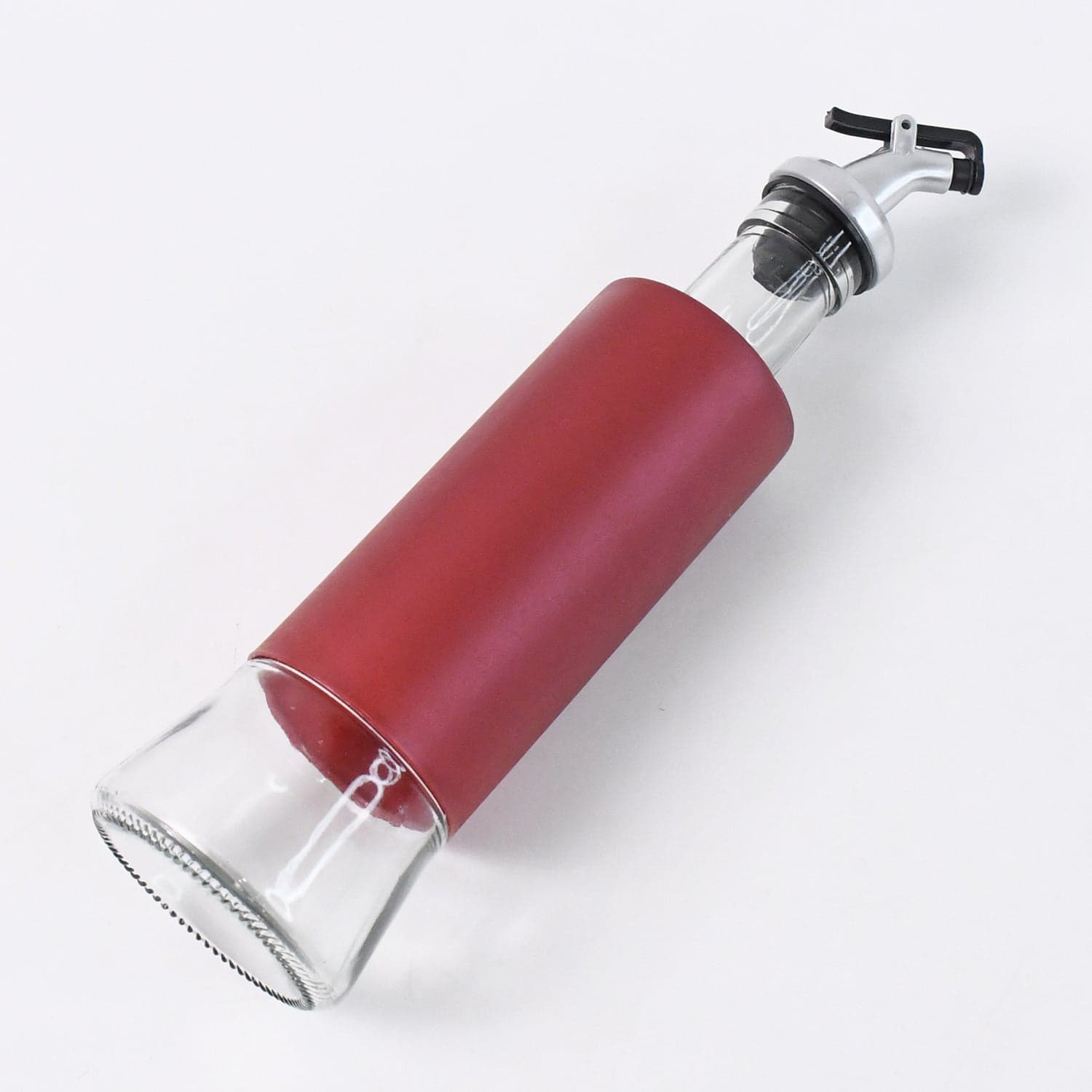 Glass Oil Dispenser with Plastic Covering, Oil and Vinegar Bottle (300 ml) thumbnail 4
