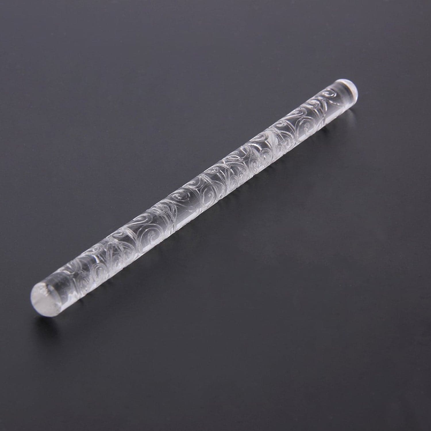 Textured Embossed Acrylic Rolling Pins Fondant Cake Decorating Tools (1 Pc) thumbnail 3