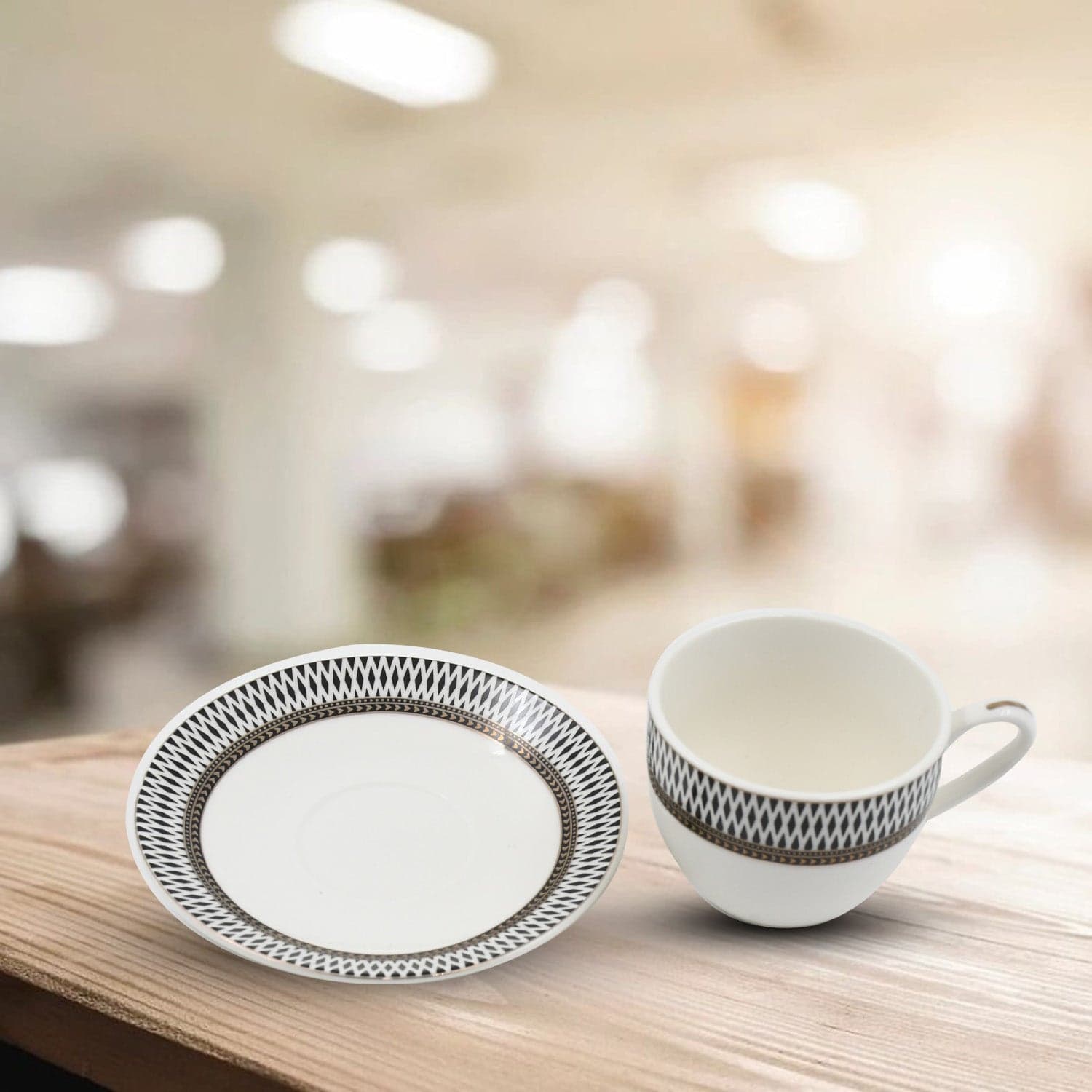 Ceramic Tea / cups and Saucer / Rakabi Set of 12 Pcs thumbnail 3