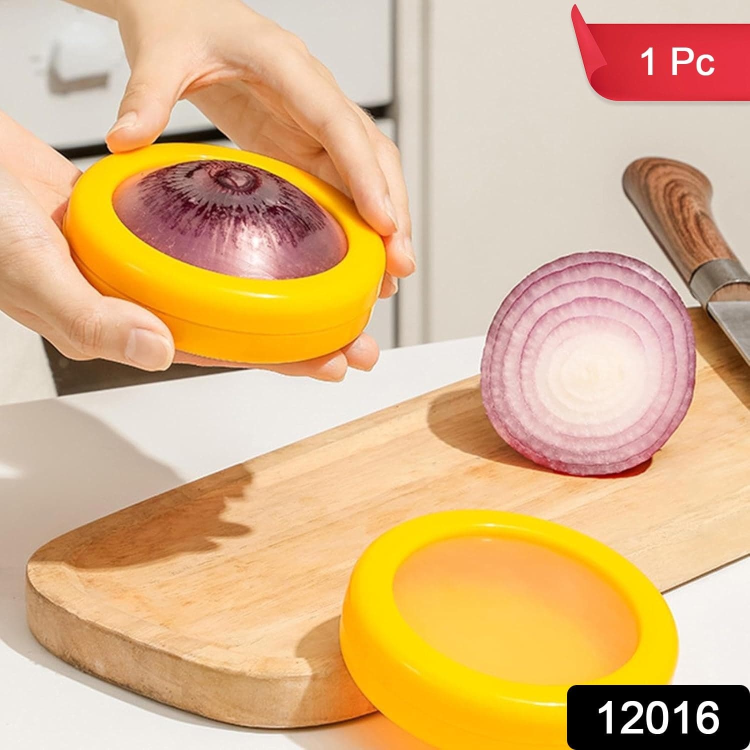 Vegetable Container Premium Fruits Saver Keeper (1 Pc / Yellow) thumbnail 3