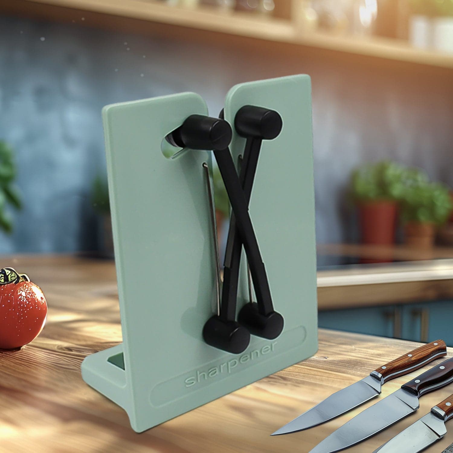 Creative kitchen knife sharpener (1 Pc) thumbnail 1