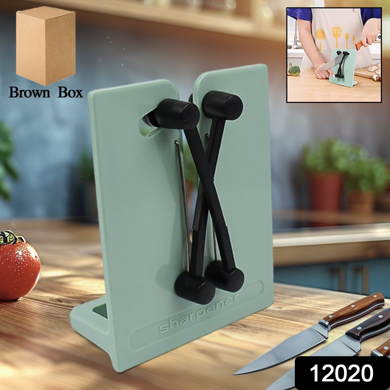 Creative kitchen knife sharpener (1 Pc) thumbnail 2