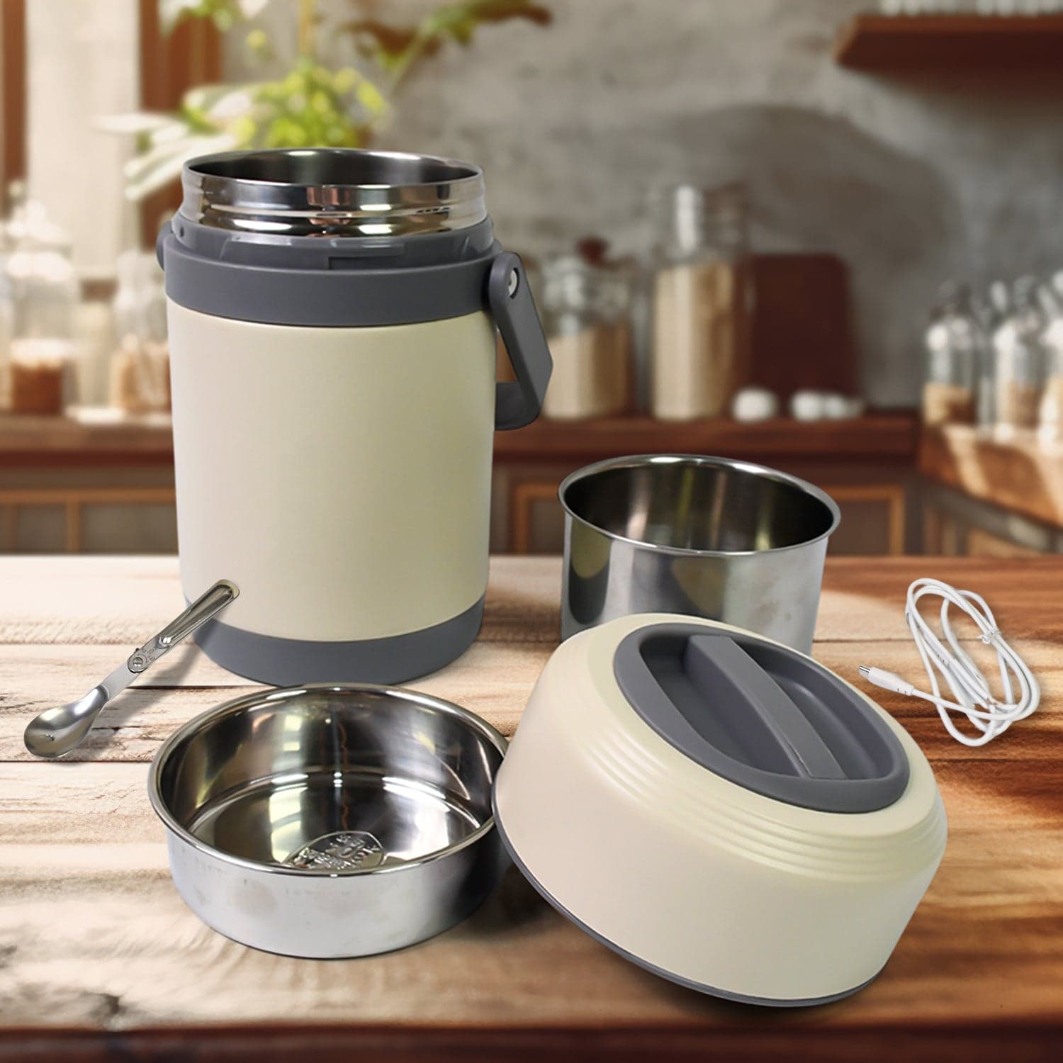 USB Electric Heated Lunch Boxes (2 Ltr.) thumbnail 1