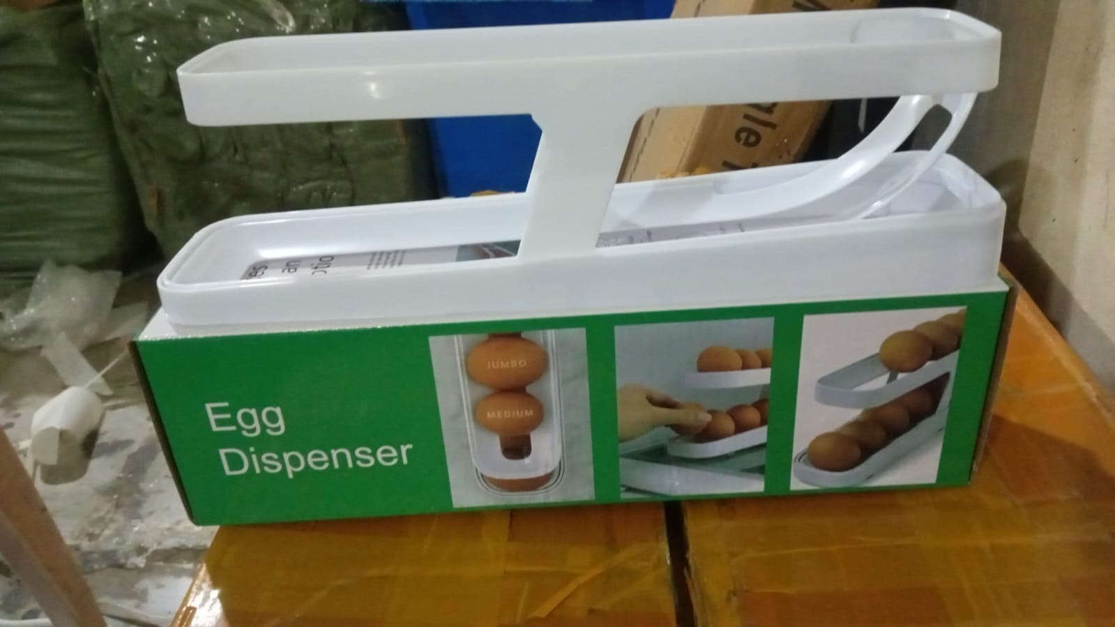 Plastic 2-Tier Rolling Egg Dispenser For 12-14 Eggs (1 Pc) thumbnail 9