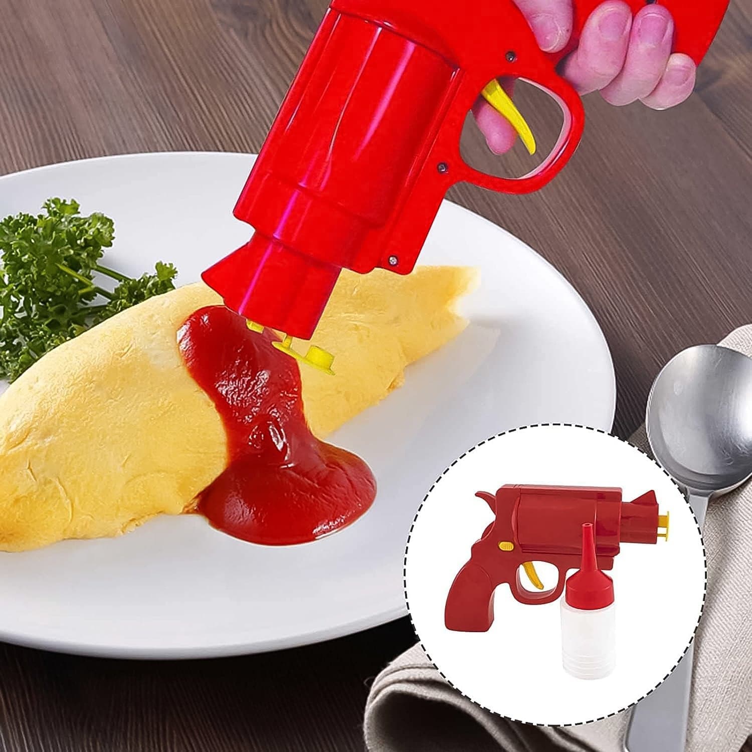 Ketchup Dispenser Mustard Bottle Gun (1 Pc) thumbnail 1