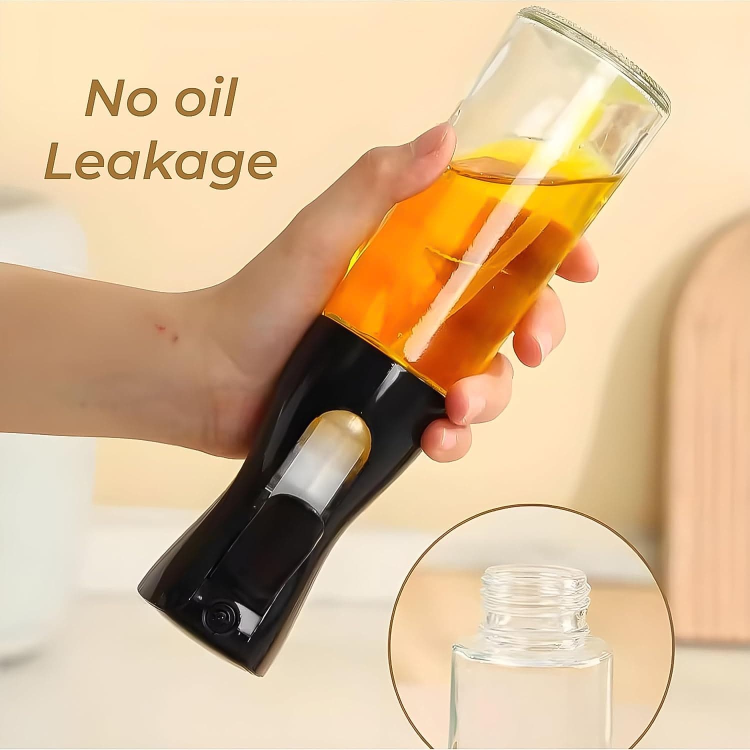 Plastic Oil Spray Bottle - Versatile Kitchen Gadgets (250 ML Approx) thumbnail 5