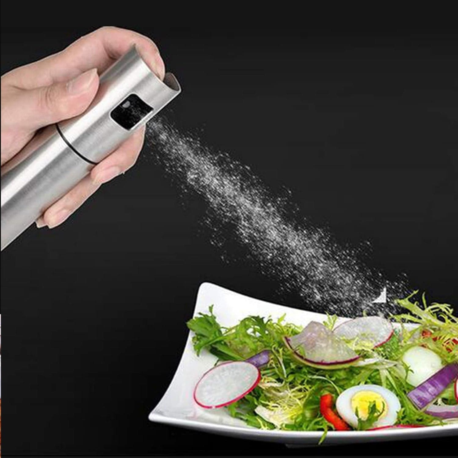 Oil Spray Bottle for Dosa | Food Grade Stainless Steel Glass Oil Spray Bottle (100 ML) thumbnail 3