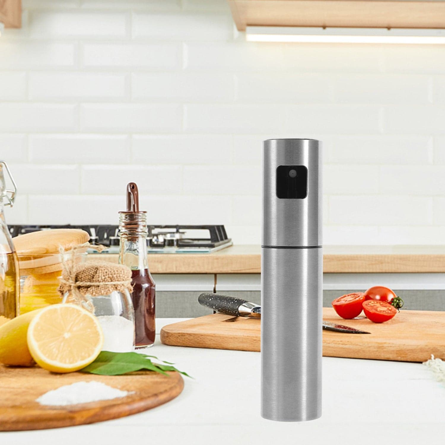 Oil Spray Bottle for Dosa | Food Grade Stainless Steel Glass Oil Spray Bottle (100 ML) thumbnail 4