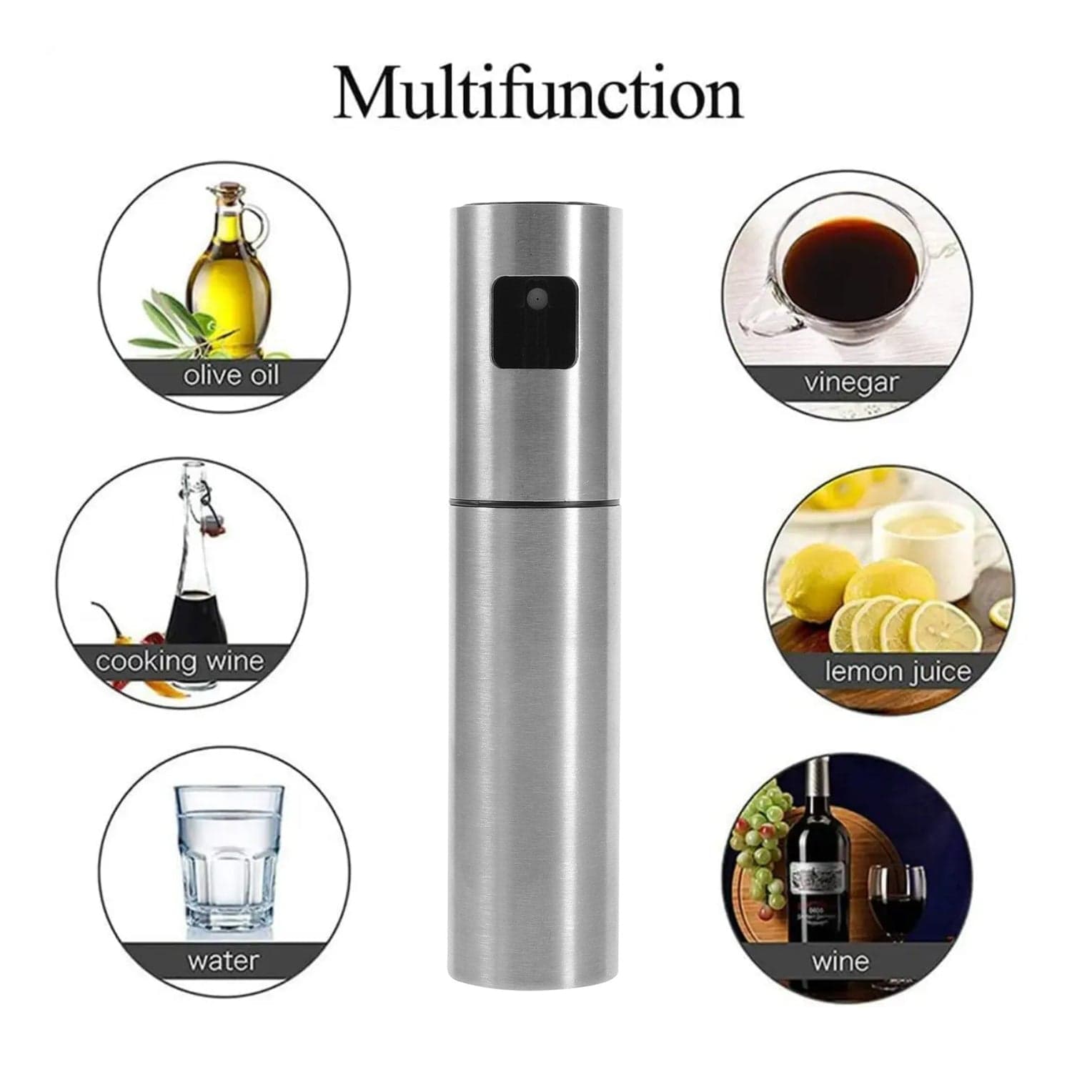Oil Spray Bottle for Dosa | Food Grade Stainless Steel Glass Oil Spray Bottle (100 ML) thumbnail 7