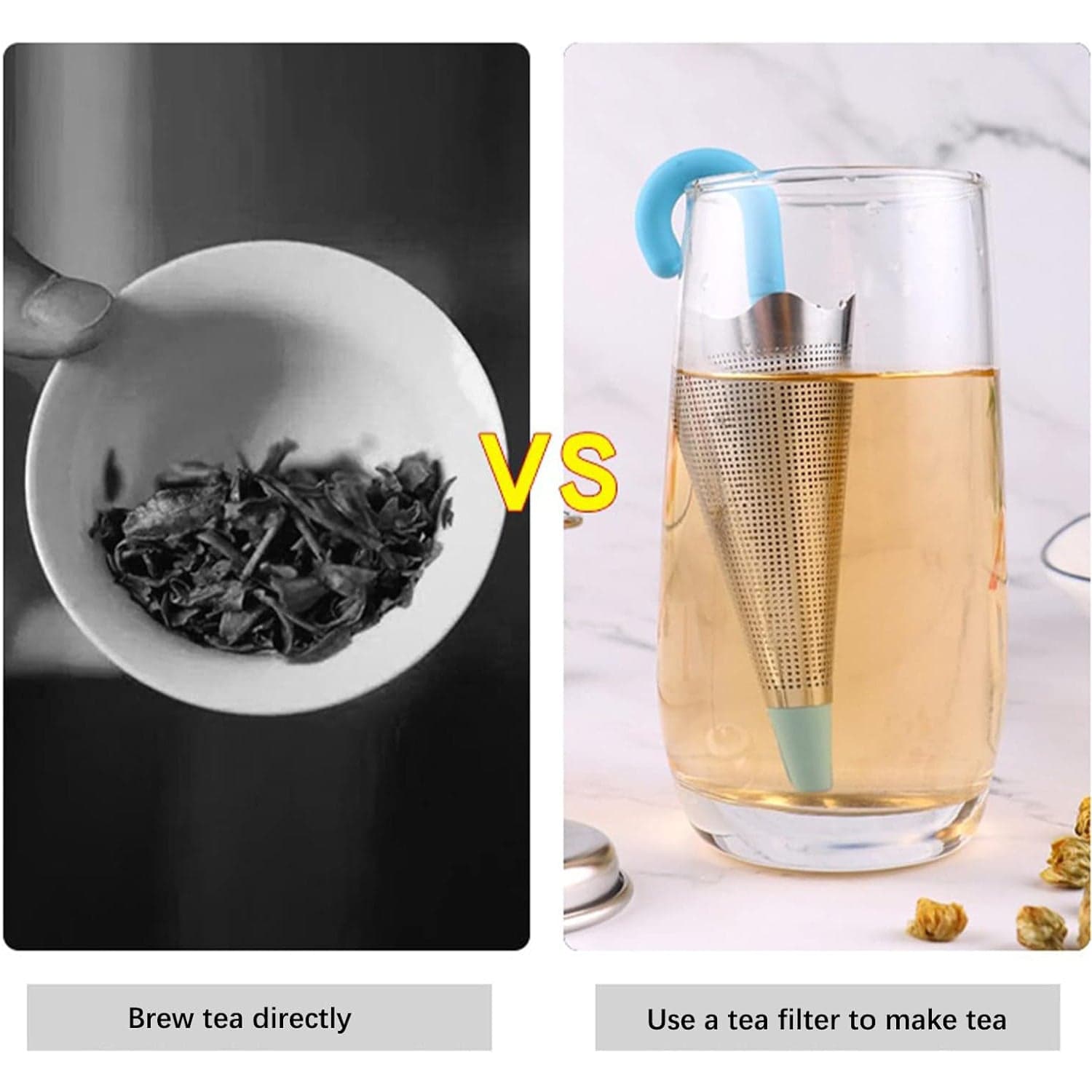 Reusable Cute Umbrella Tea Strainer With Tray / Stand (1 Pc) thumbnail 5