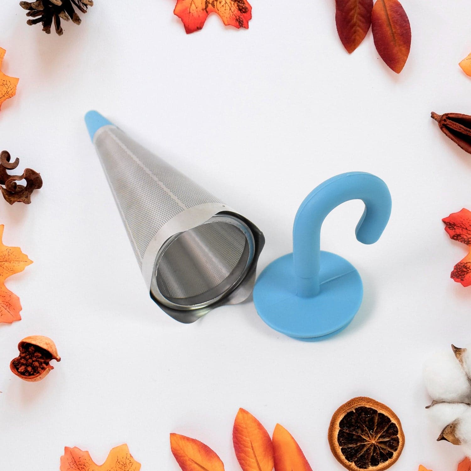 Reusable Cute Umbrella Tea Strainer Without Tray / Stand (1 Pc / Mix Color) thumbnail 6
