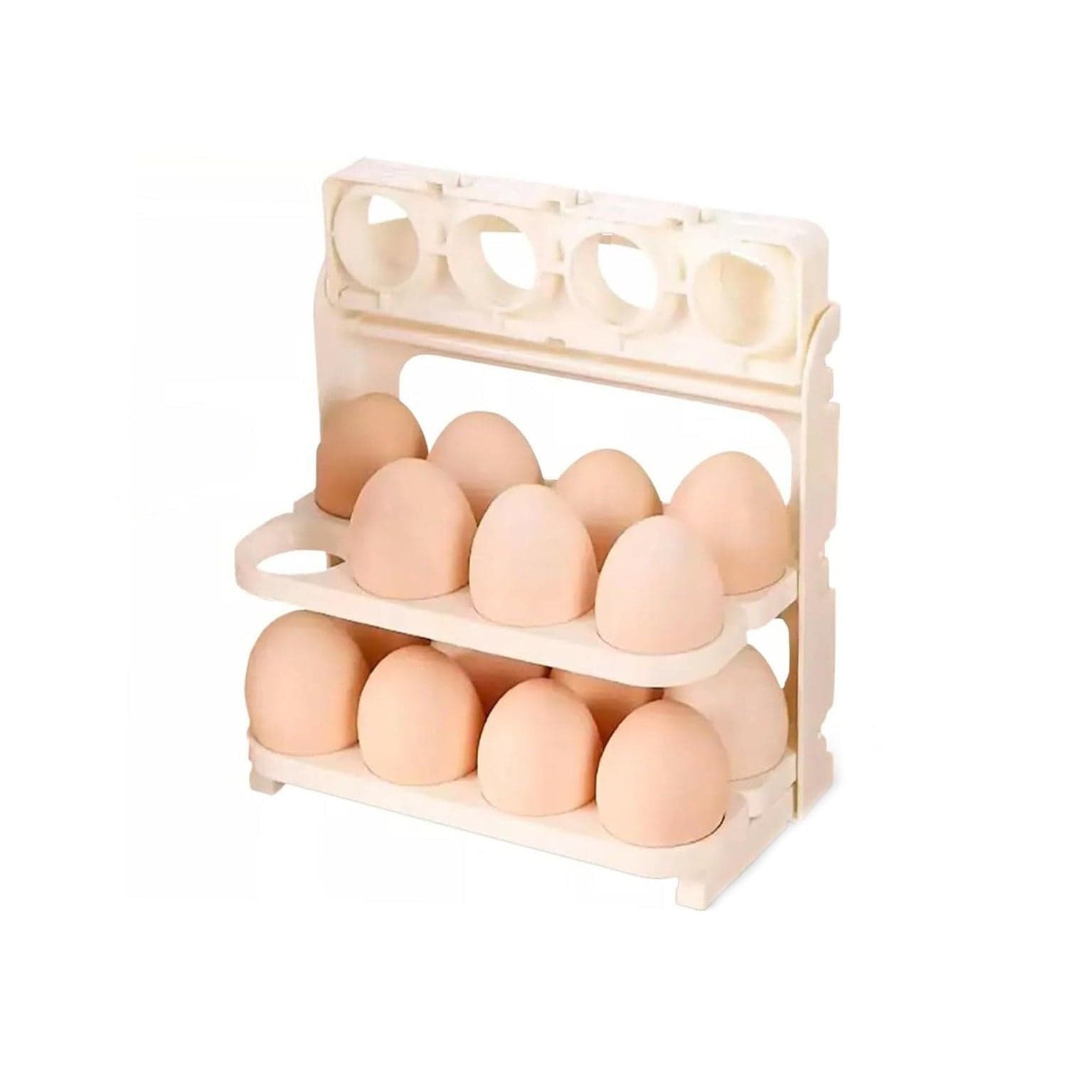 Plastic Foldable Egg Tray | 24 Grid Egg Storage Box (1 Pc) thumbnail 5