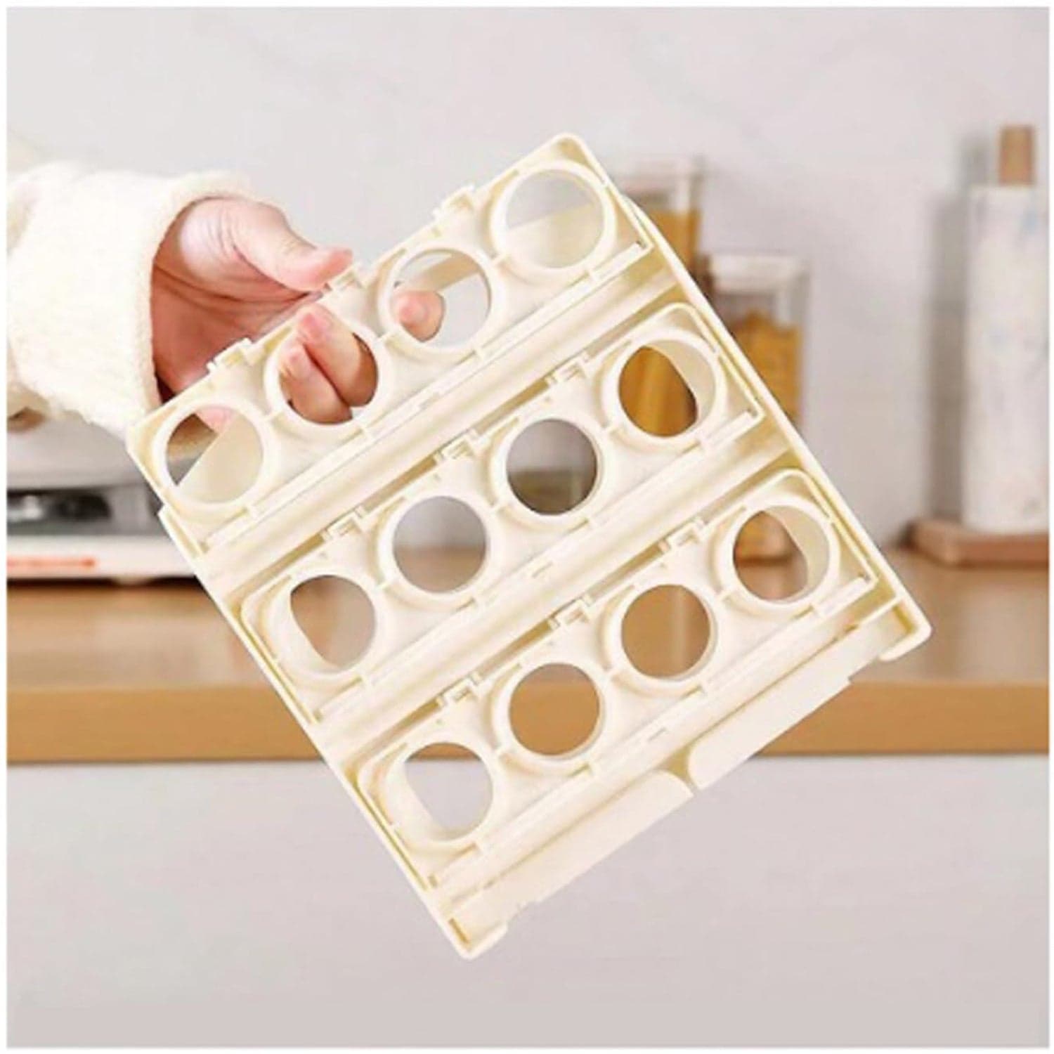 Plastic Foldable Egg Tray | 24 Grid Egg Storage Box (1 Pc) thumbnail 6