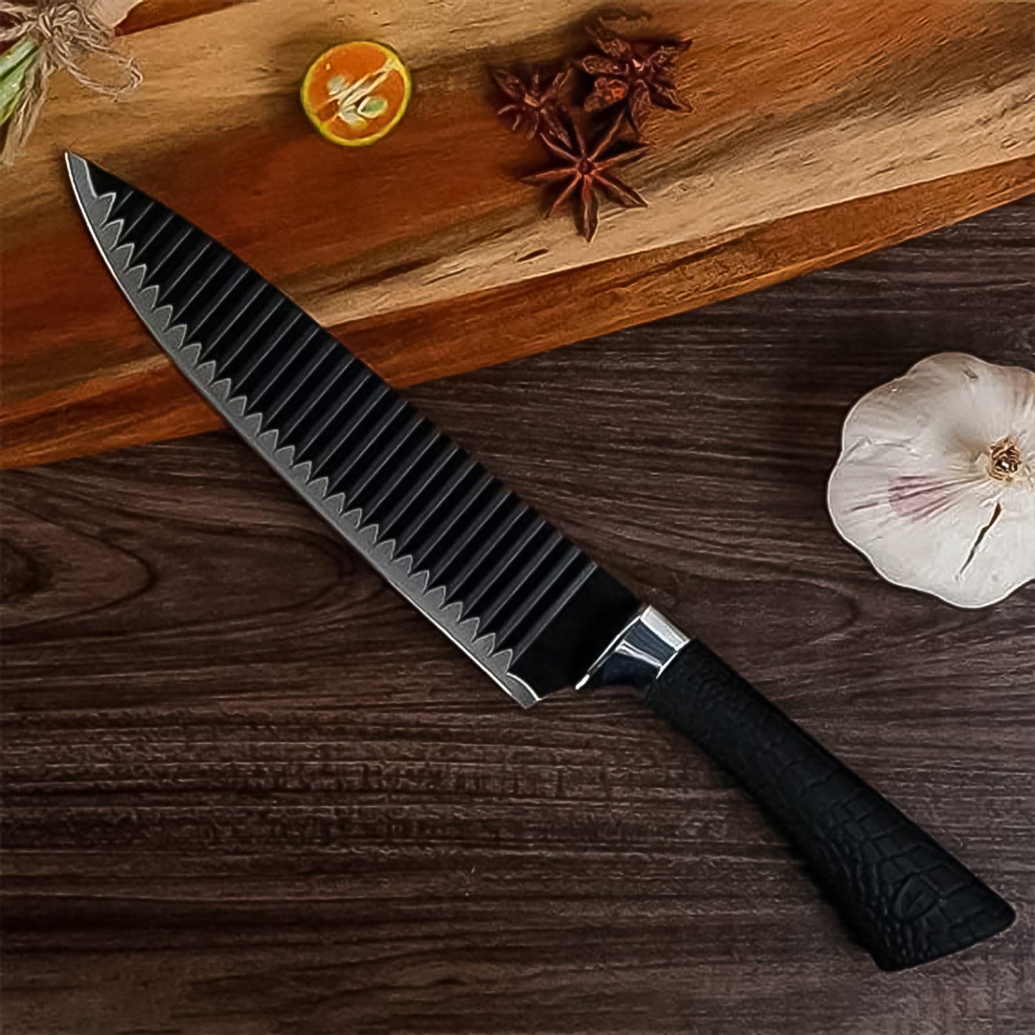 Stainless Steel Knife Set With Chef Peeler And Scissor (6 Pieces) thumbnail 4