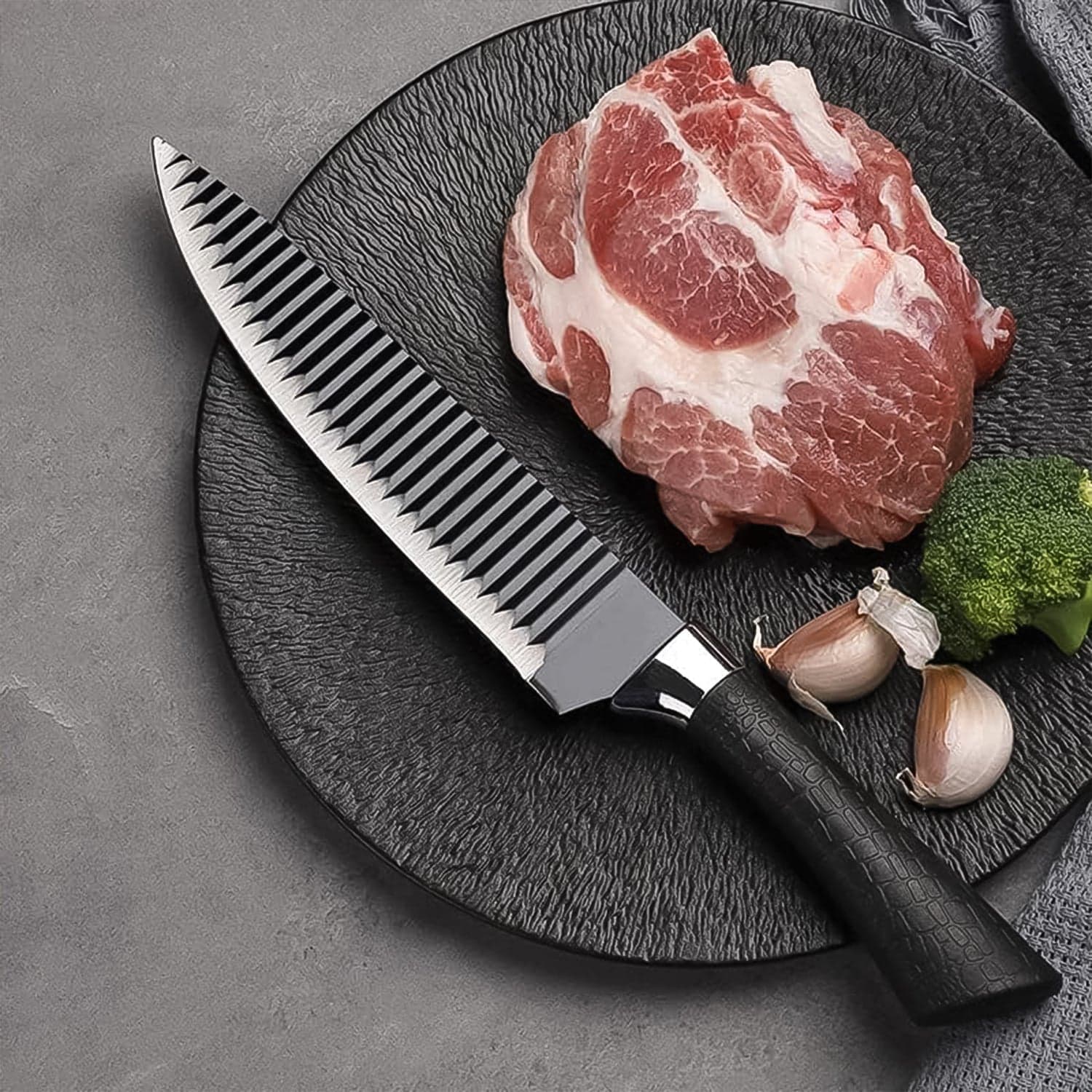 Stainless Steel Knife Set With Chef Peeler And Scissor (6 Pieces) thumbnail 6