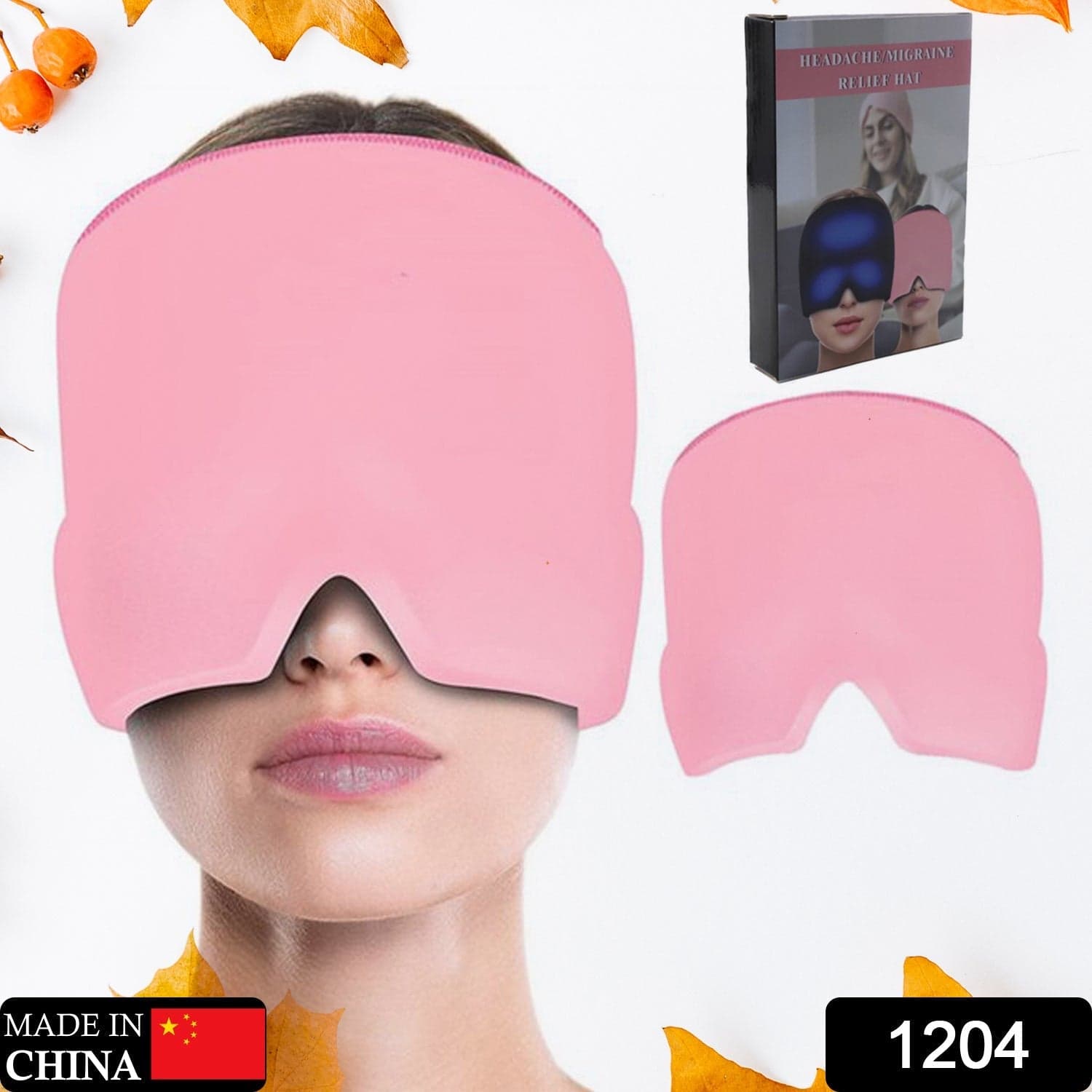 Migraine and Headache Relief Cap: Ice Wrap for Tension & Sinus Relief thumbnail 2