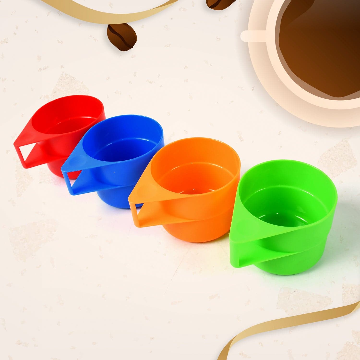 Rainbow Picnic Plastic Pitcher / Jug / Kettle Glass / Cup Set Water Bottle+Cup (9 Pcs Set) thumbnail 6