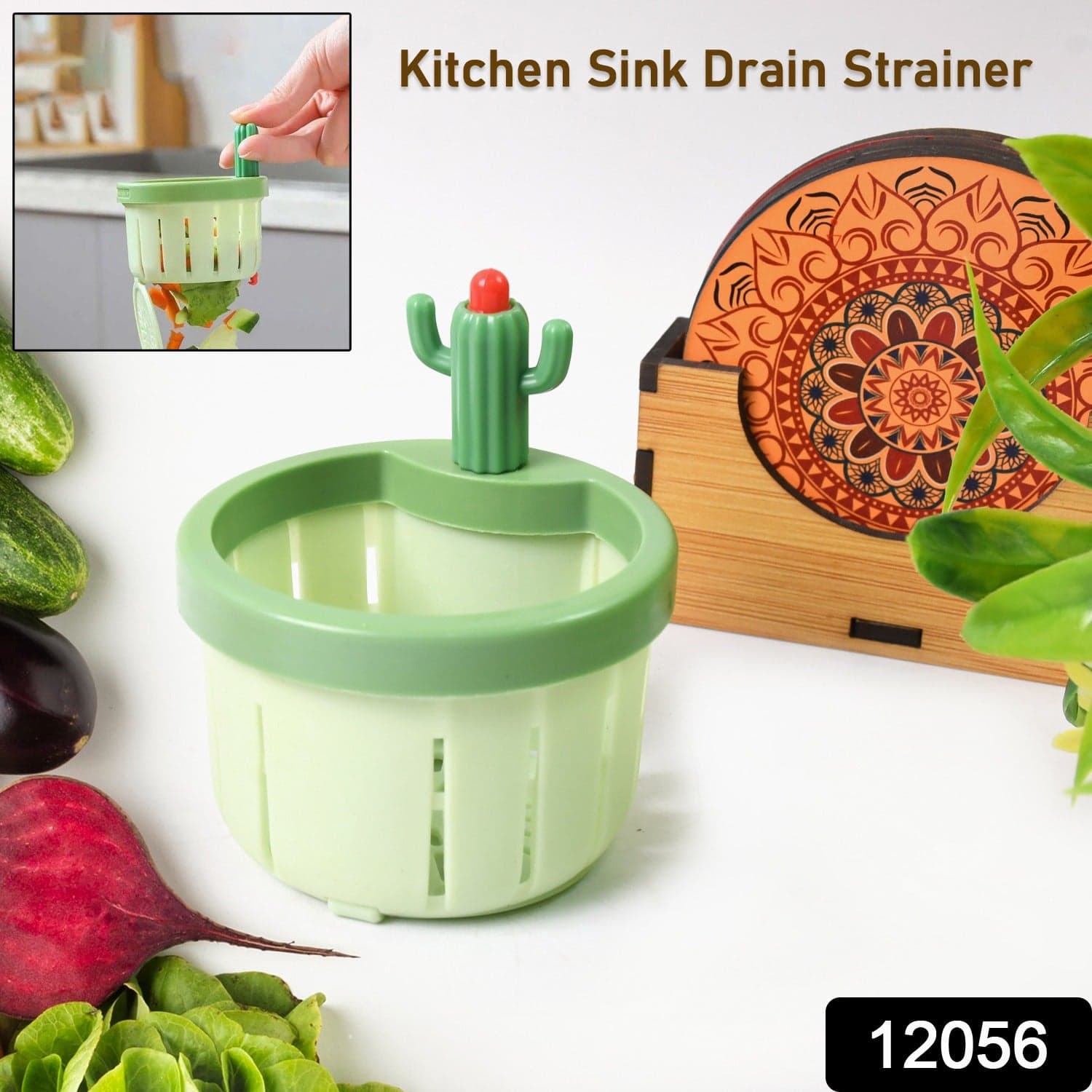 Plastic Kitchen Sink Drain Strainer (1 Pc) thumbnail 2