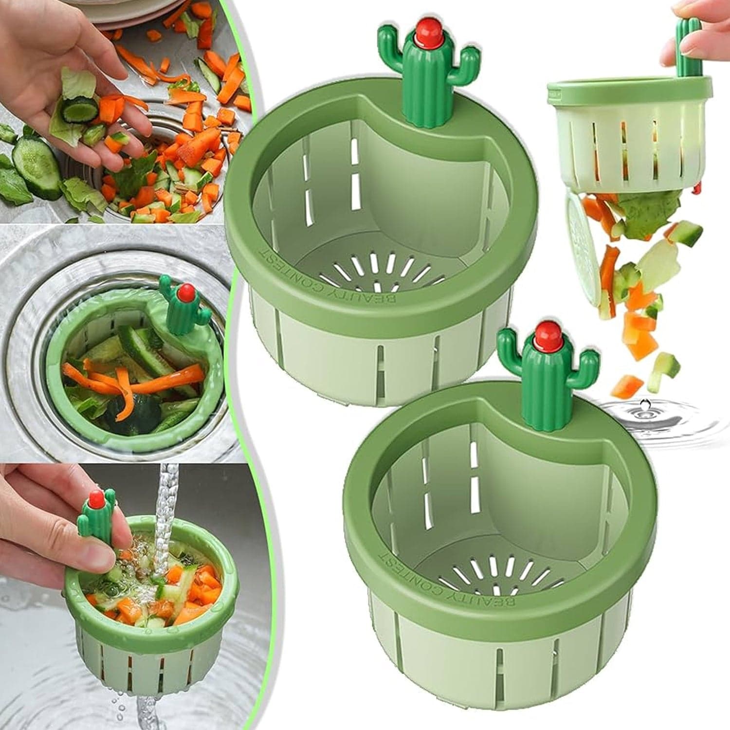 Plastic Kitchen Sink Drain Strainer (1 Pc) thumbnail 3
