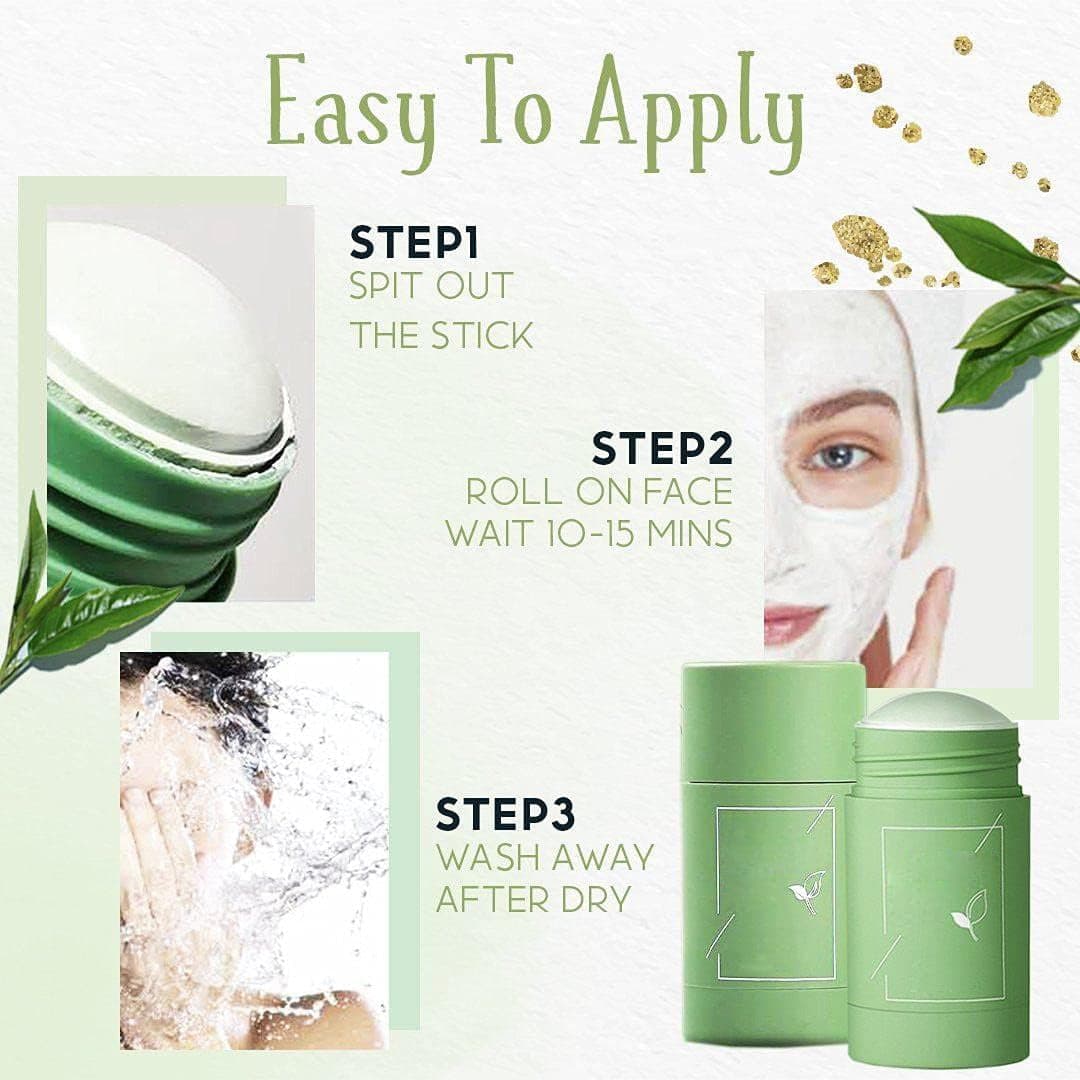 Green Tea Purifying Clay Stick Mask for Acne & Oil Control thumbnail 3