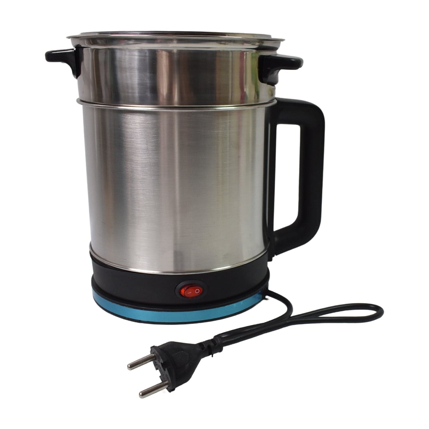 Soup Pot with Lid, Stainless Steel Multi Cooker Kettle (800W / 2.5 Ltr.) thumbnail 5