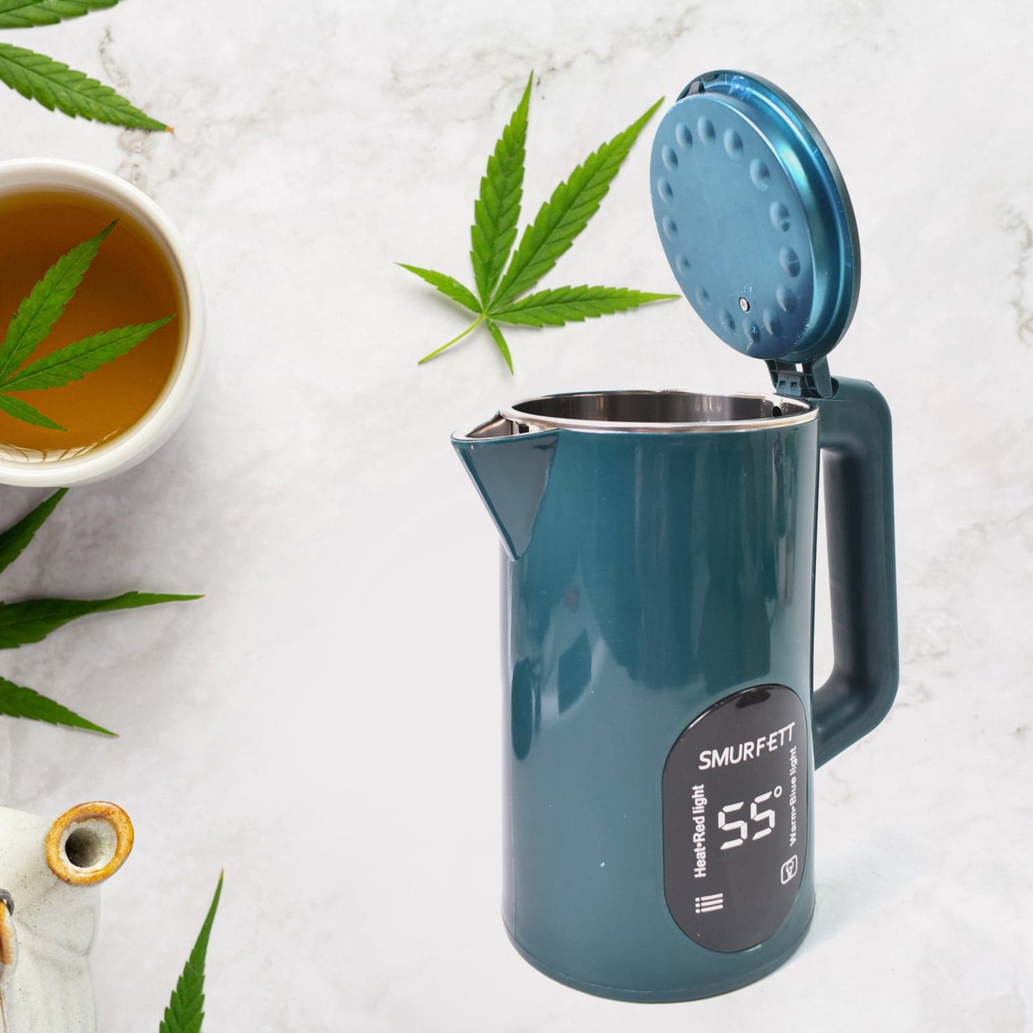 Temperature Display Electric Kettle 55 Degrees Constant Temperature Electric Kettle (1500W thumbnail 3