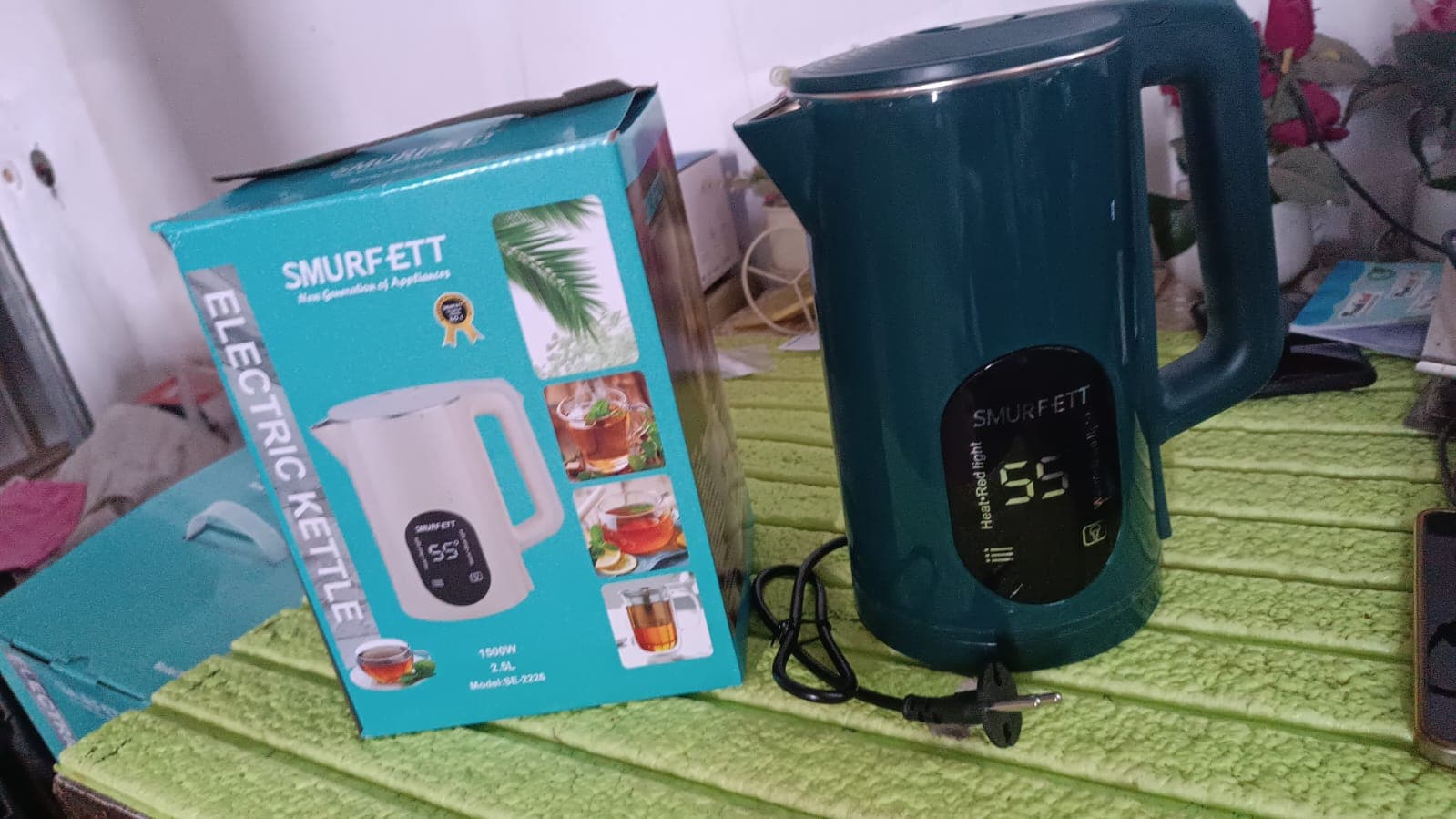 Temperature Display Electric Kettle 55 Degrees Constant Temperature Electric Kettle (1500W thumbnail 9
