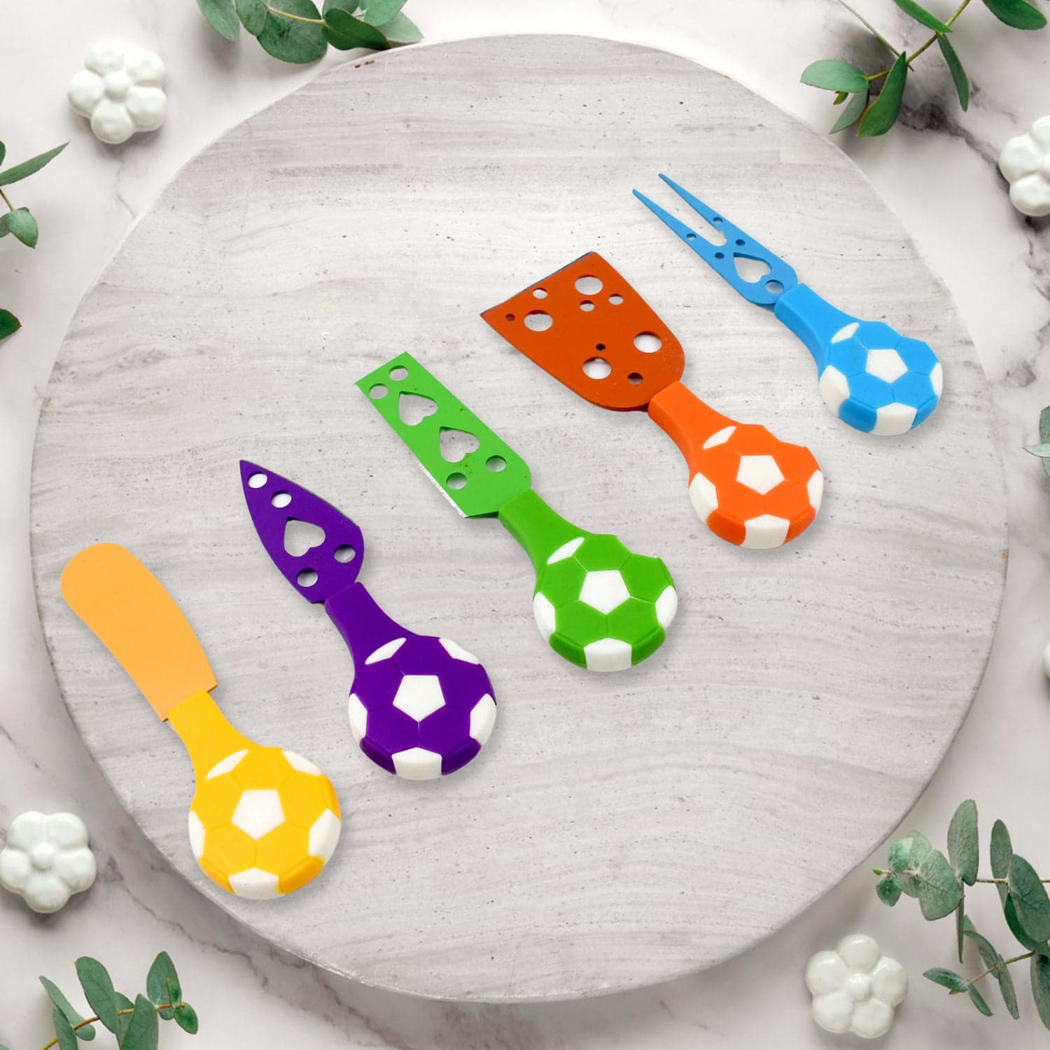 Football Soccer Cheese Knife Set (5 Pcs Set) thumbnail 3
