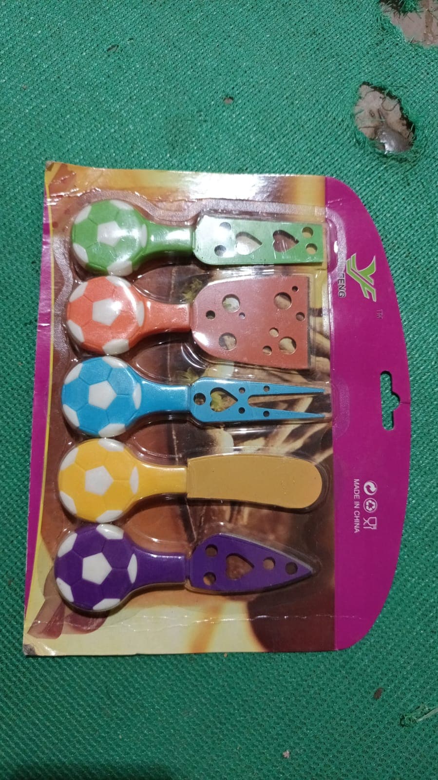 Football Soccer Cheese Knife Set (5 Pcs Set) thumbnail 8