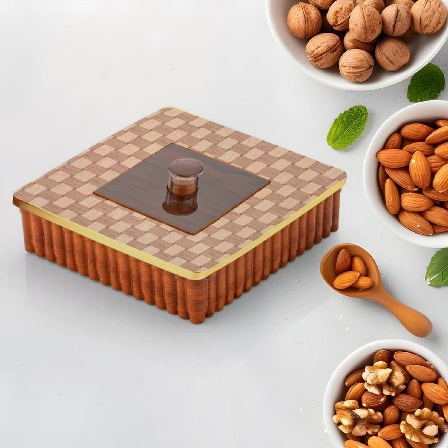 Plastic Super King Exclusive Mukhavasdani Dry Fruit boxes (1 Pc) thumbnail 1