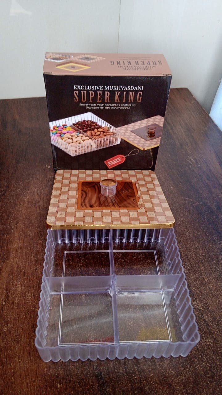 Plastic Super King Exclusive Mukhavasdani Dry Fruit boxes (1 Pc) thumbnail 7