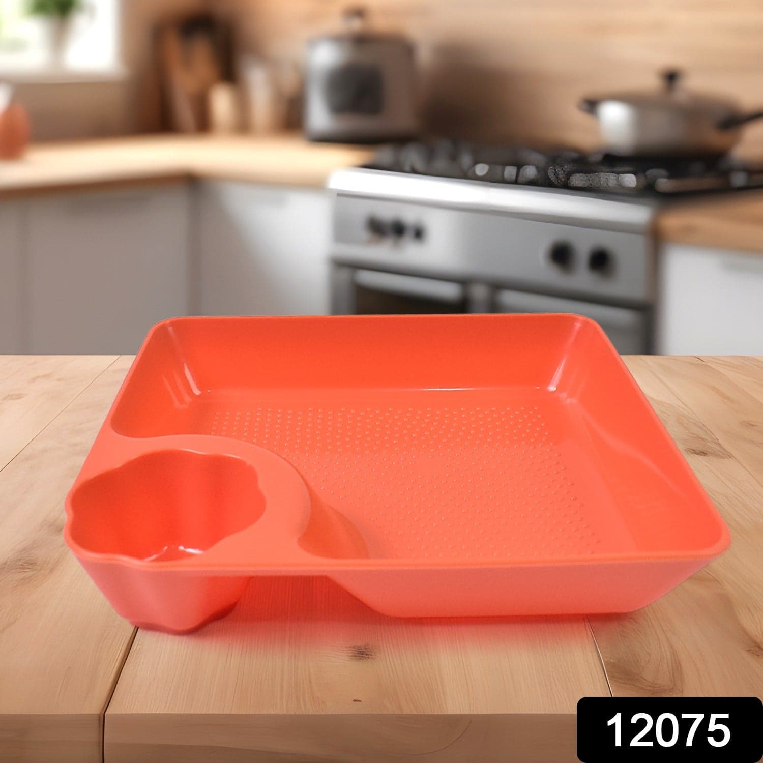 Plastic Plates with Dipping Saucer & Round Dip Part (1 Pc / 18—16 Cm / 1 Pc) thumbnail 2