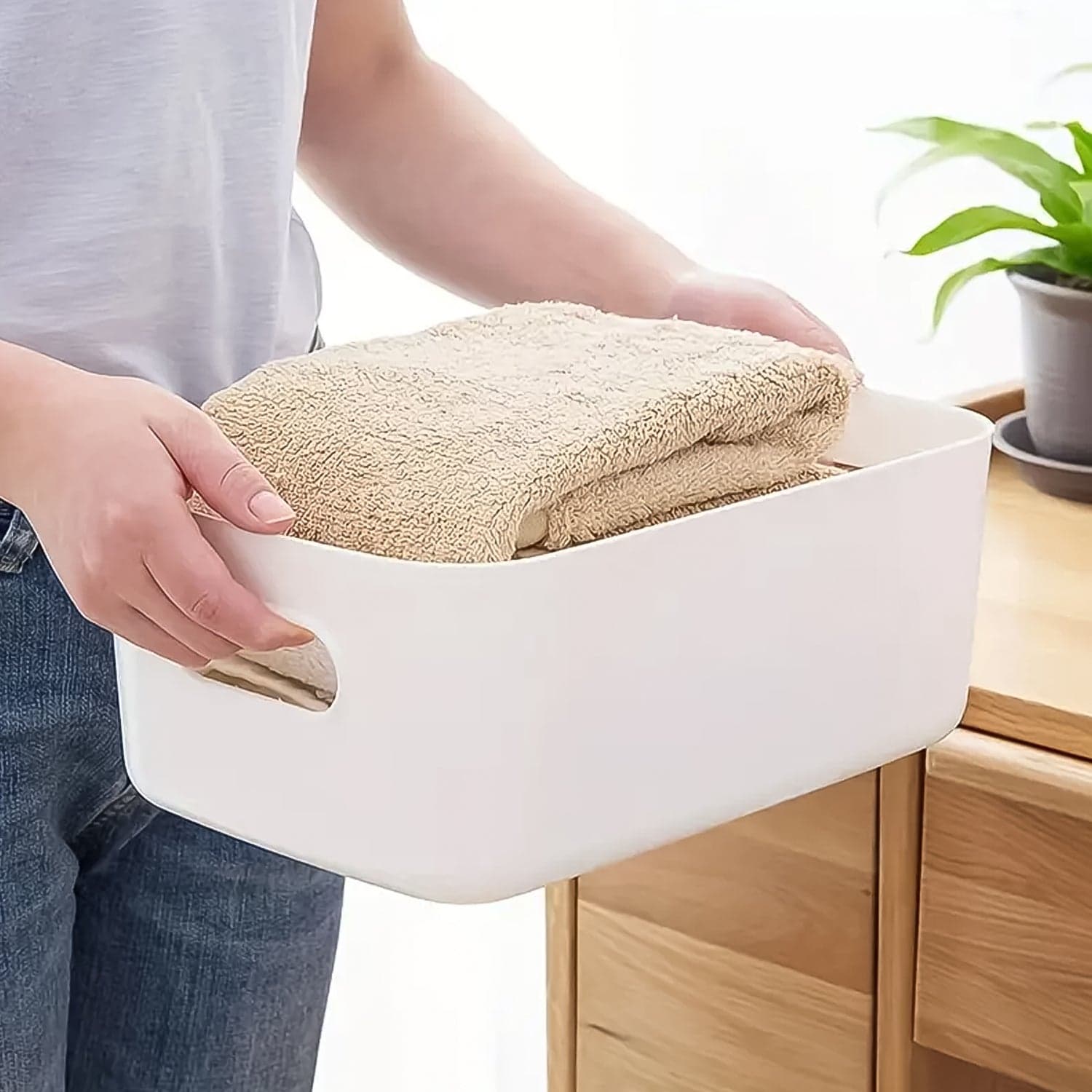 Storage Boxes Plastic Kitchen Storage Baskets (1 Pc / 21—15 Cm) thumbnail 5