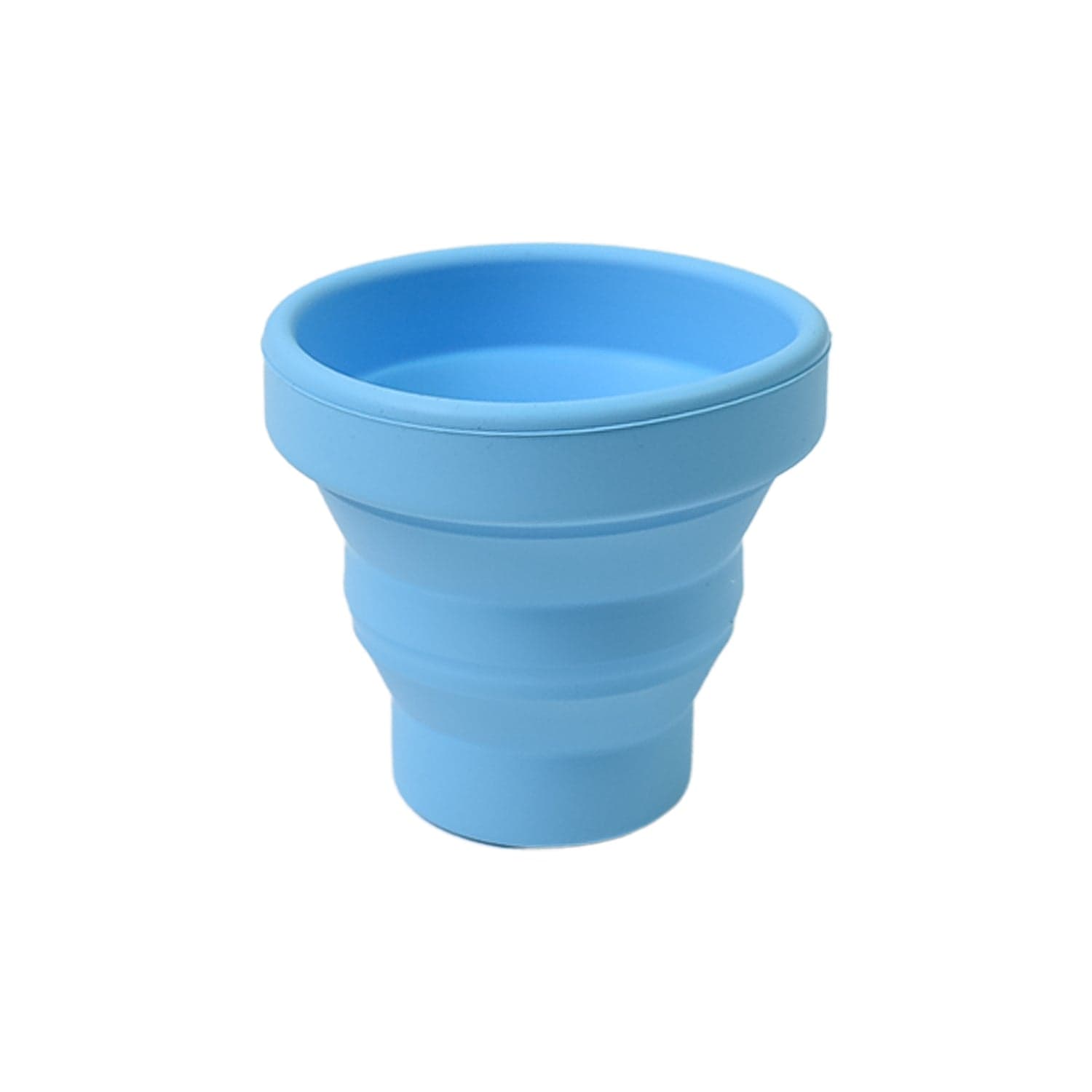 Round Silicone Foldable Glass, Foldable Travel Mug Without Lid (1 Pc) thumbnail 5