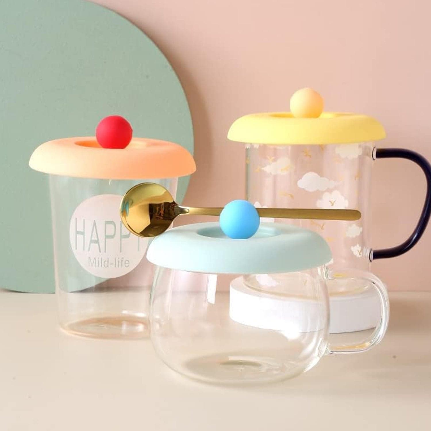 Cup / Mug Lid Dust Proof Silicone Rubber Airtight Seal thumbnail 3