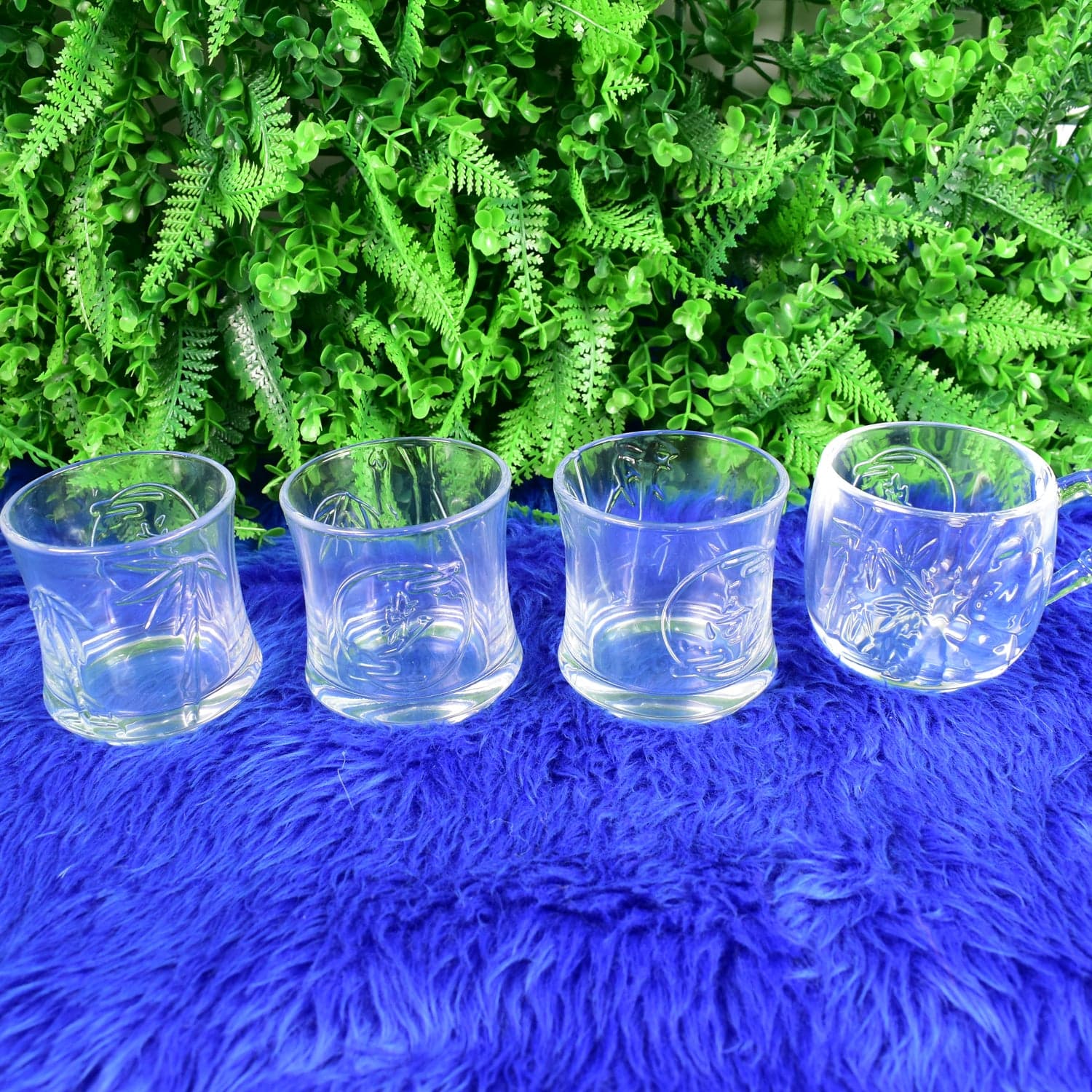 Glass 3 Pc Mug & 1 Pc Cup Set, Water glass (4 Pcs Set) thumbnail 1
