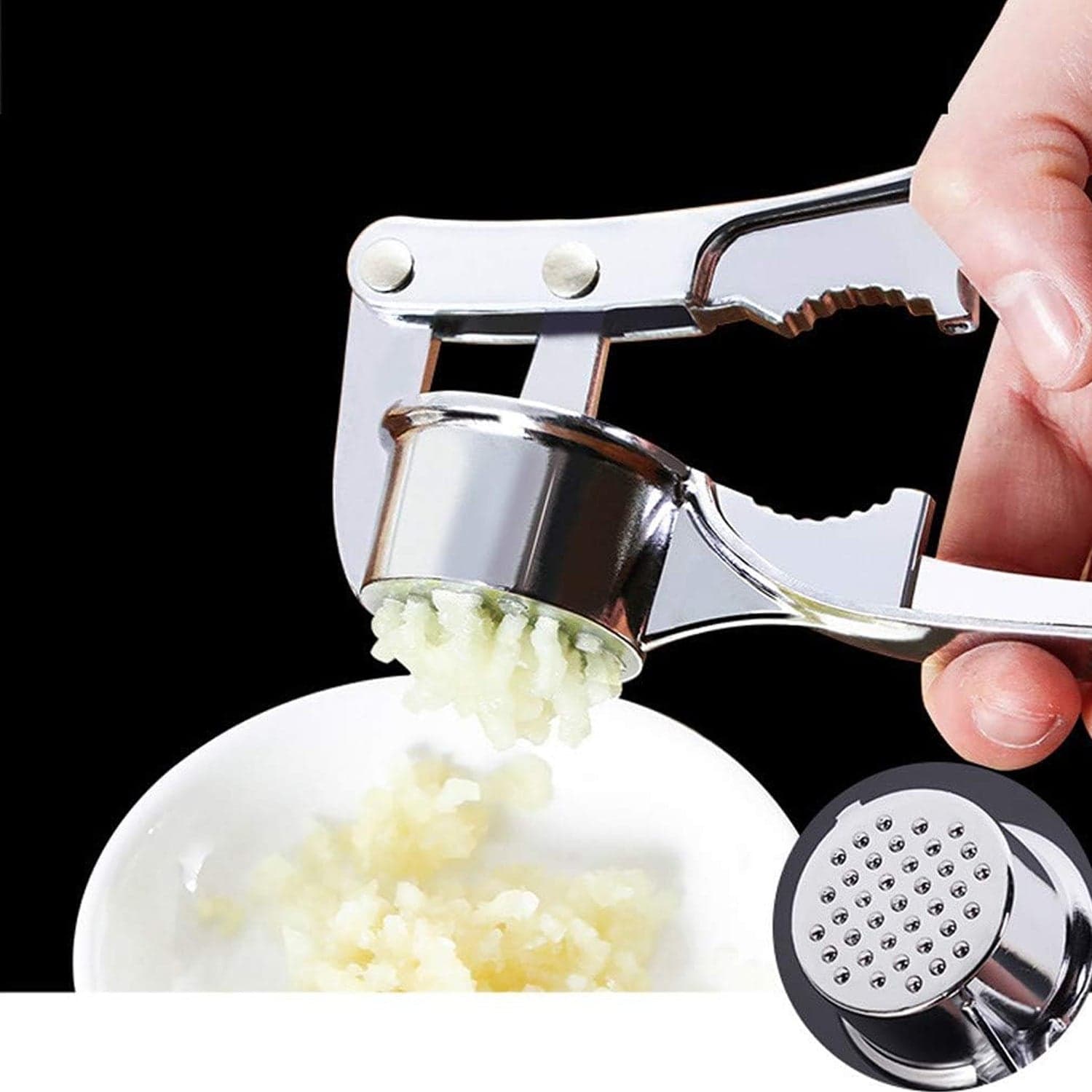 2 in1 Garlic Masher Premium Garlic Press & Walnut Cracker Opener (1 Pc) thumbnail 8