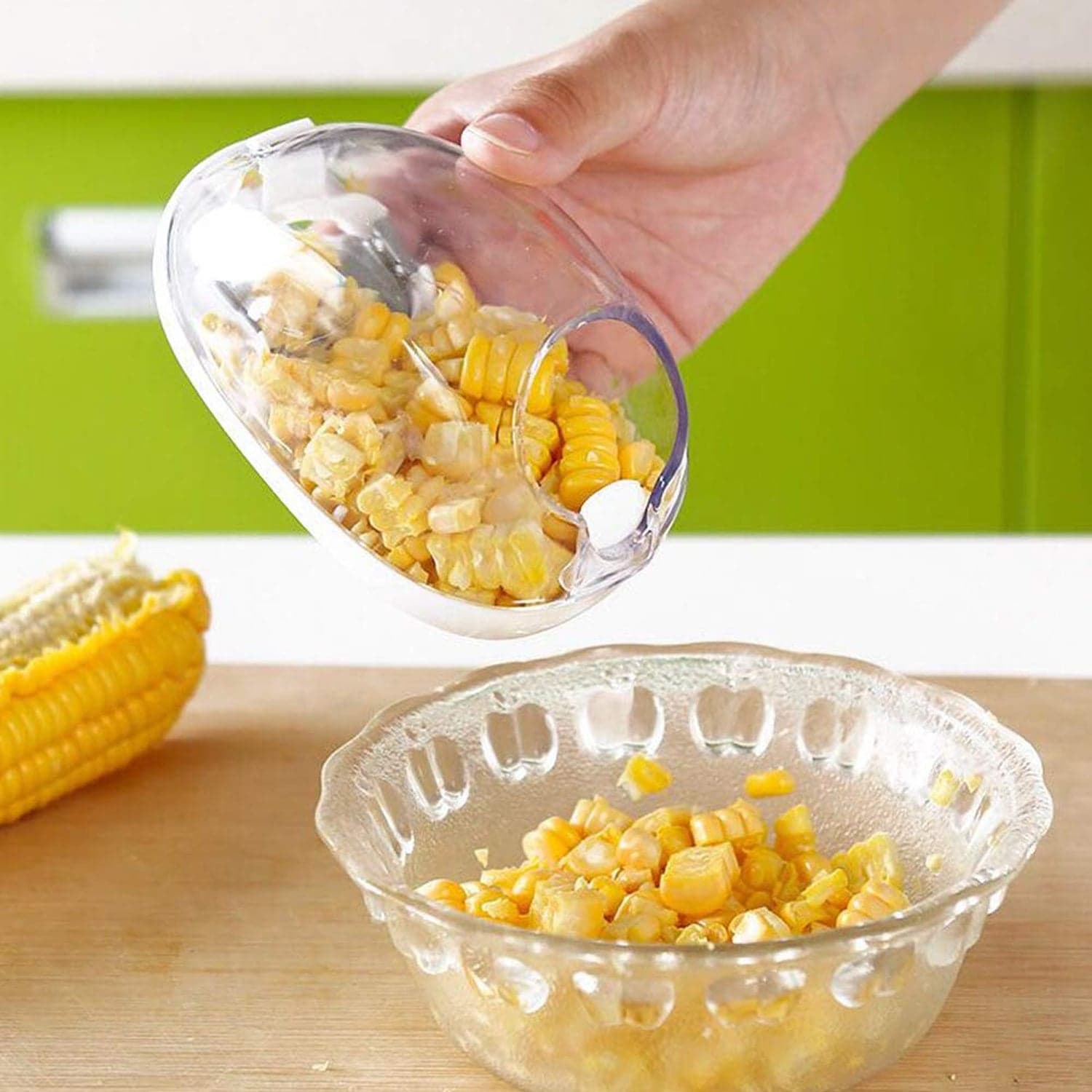 Magic Plastic with Steel Blades Corn Remover Kernel Stripper (1 Pc) thumbnail 1