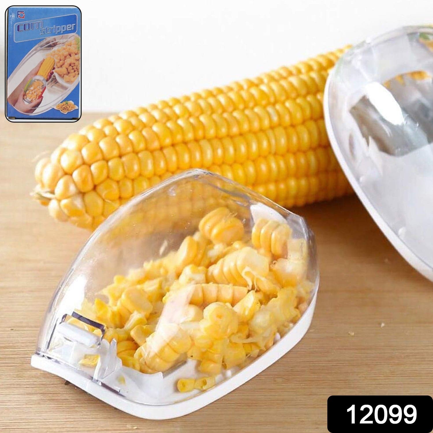 Magic Plastic with Steel Blades Corn Remover Kernel Stripper (1 Pc) thumbnail 3