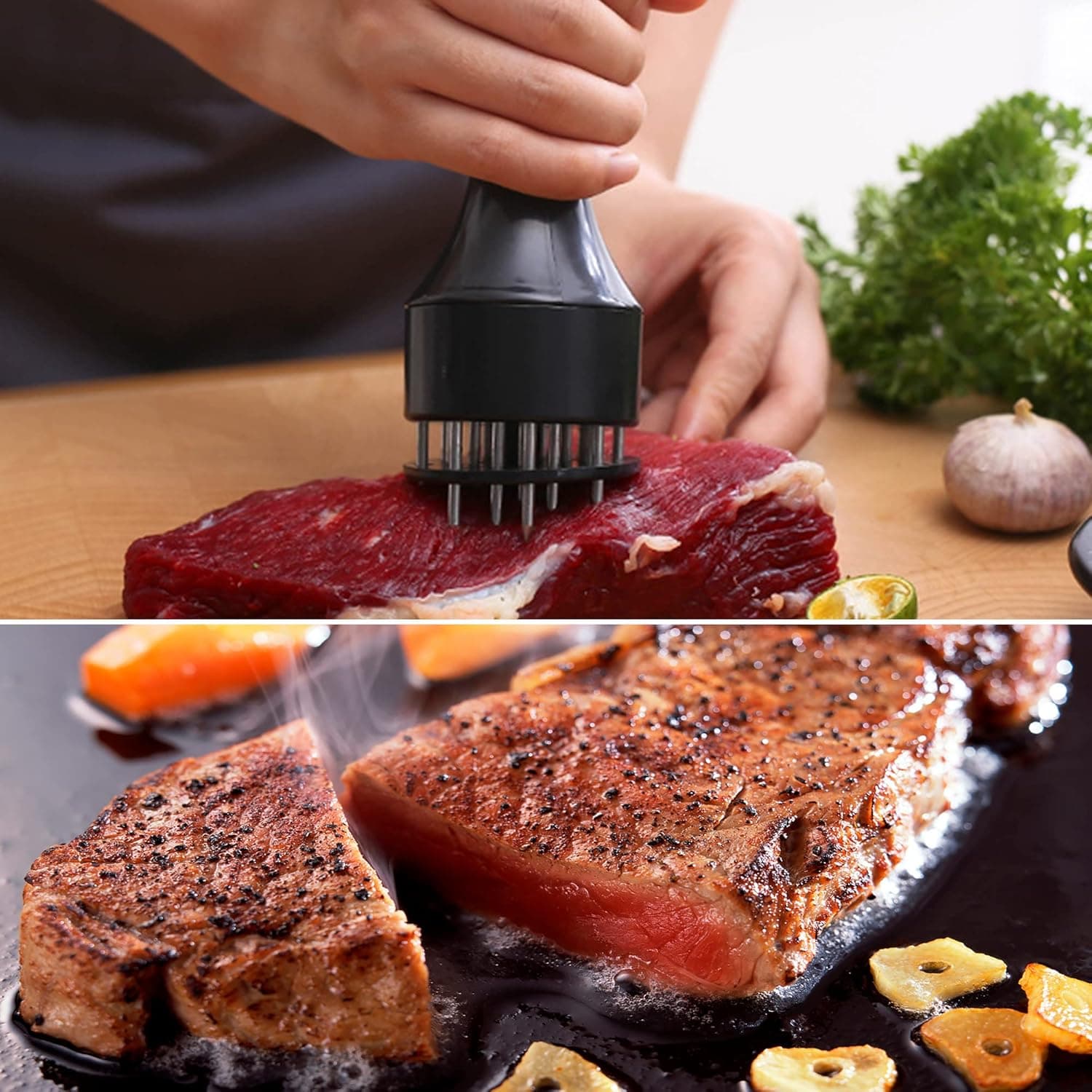 Meat Tenderizer Tool Stainless Steel Needle (1 Pc) thumbnail 4