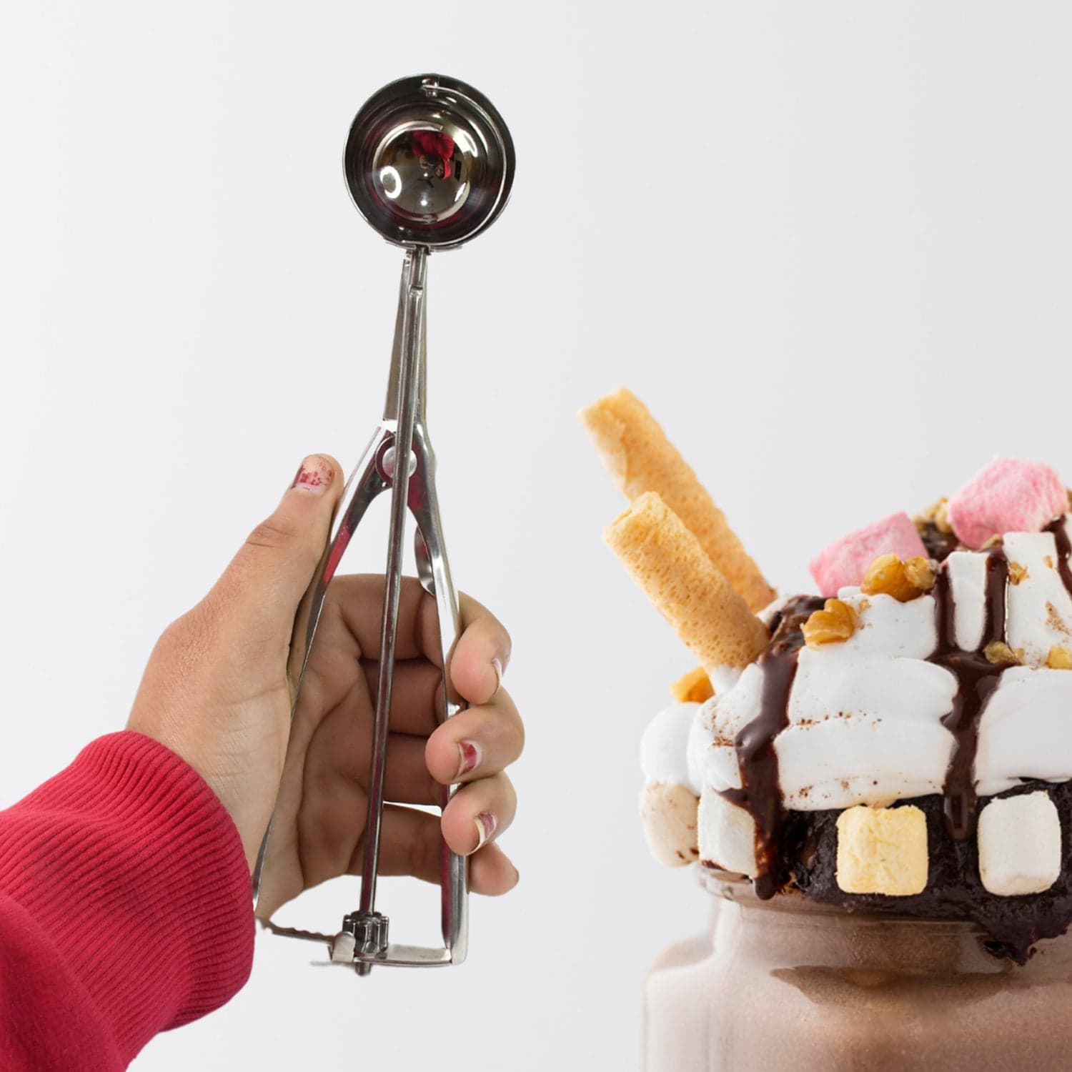Stainless Steel Ice Cream Scoop (1 Pc) thumbnail 4